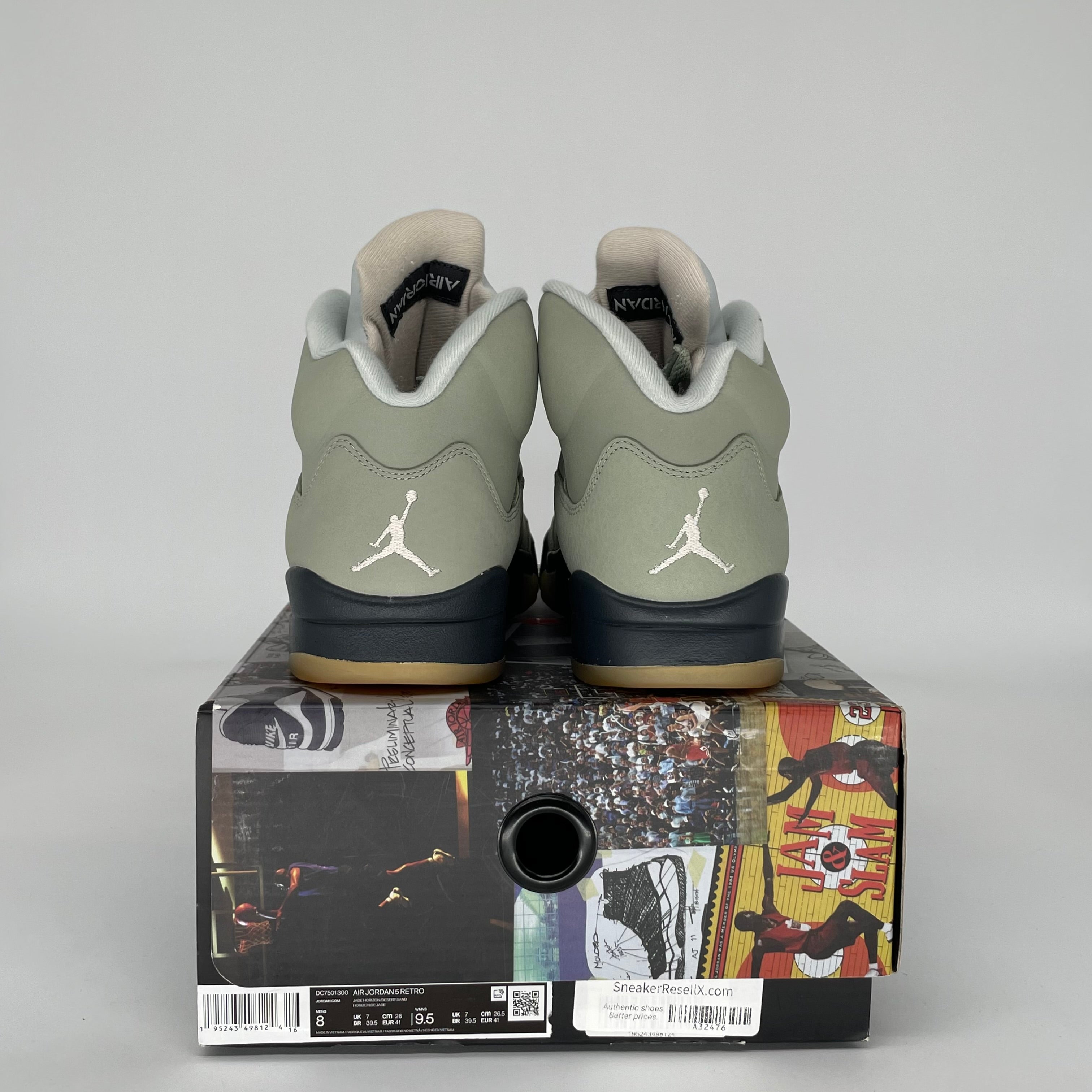 AIR JORDAN 5 JADE HORIZON SIZE 8 DC7501-300