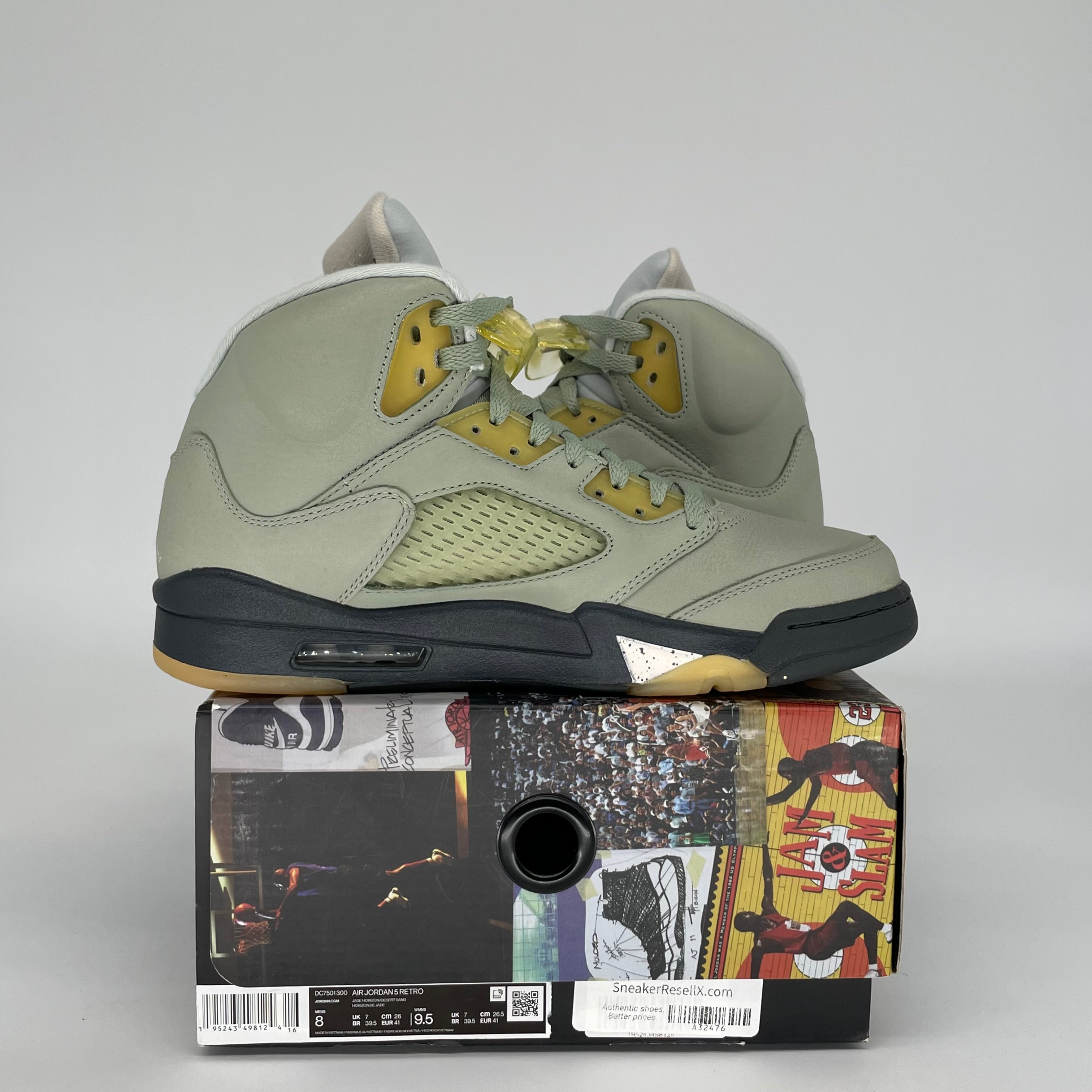 AIR JORDAN 5 JADE HORIZON SIZE 8 DC7501-300