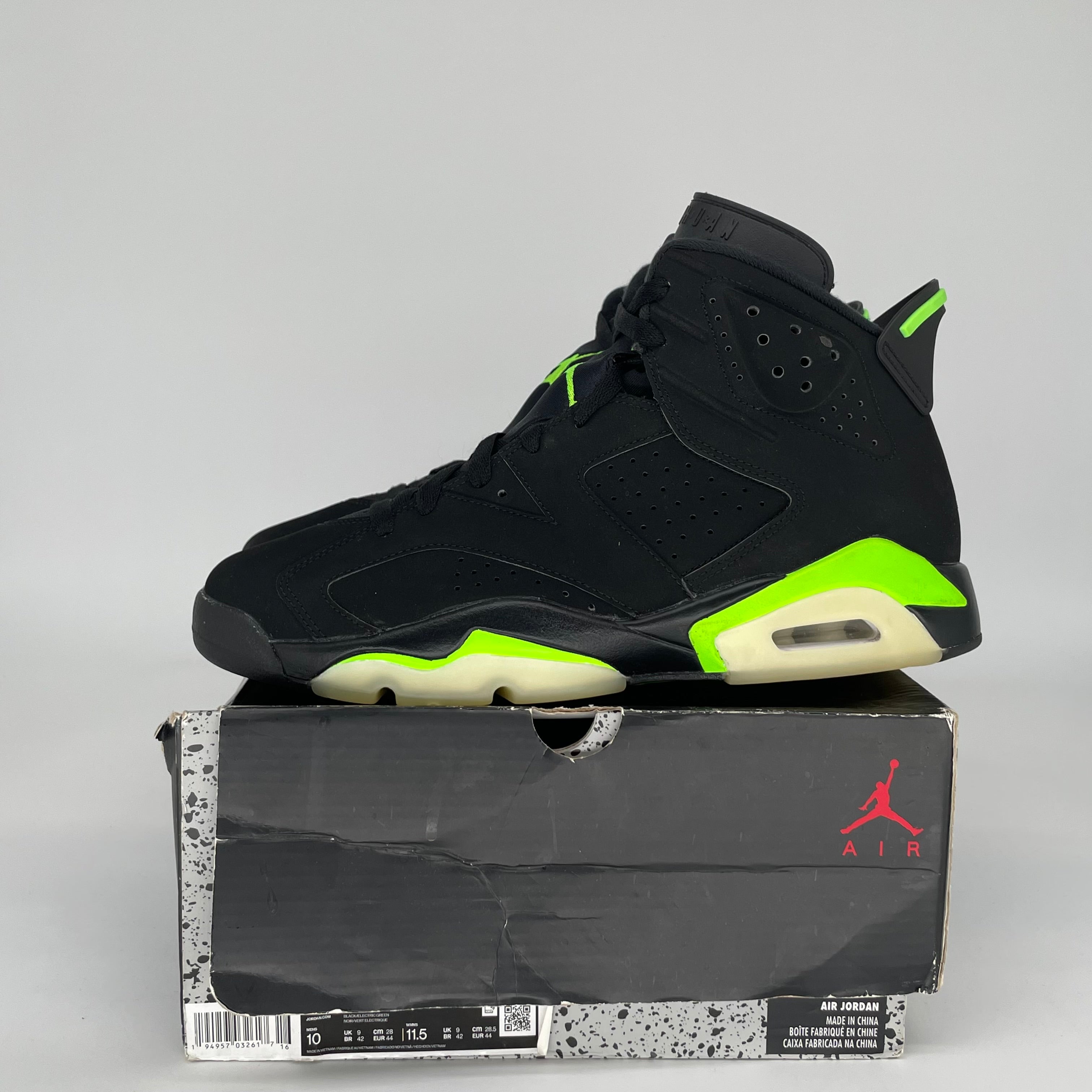 AIR JORDAN 6 ELECTRIC GREEN SIZE 10 CT8529-003