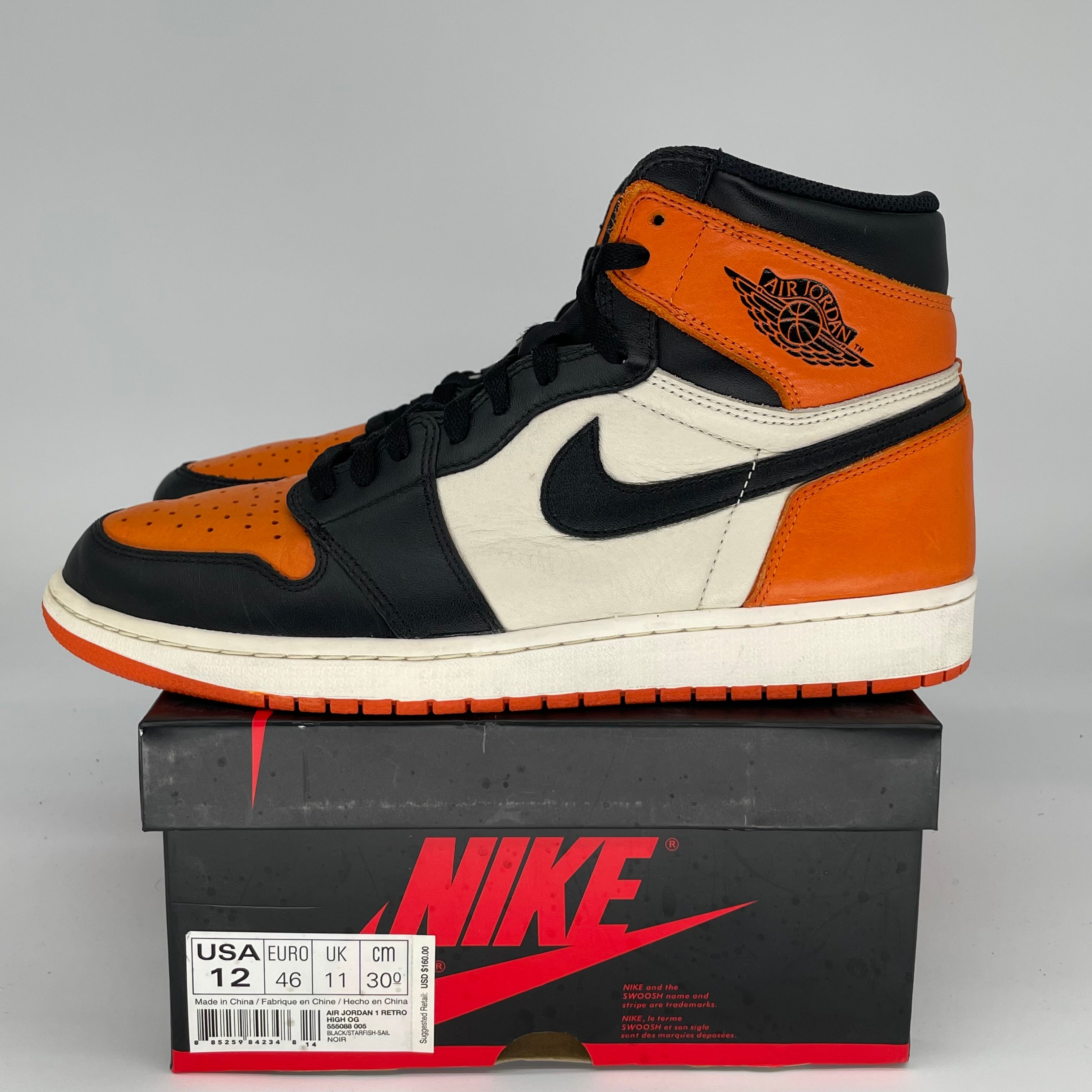 AIR JORDAN 1 SHATTERED BACKBOARD SIZE 12 555088-005