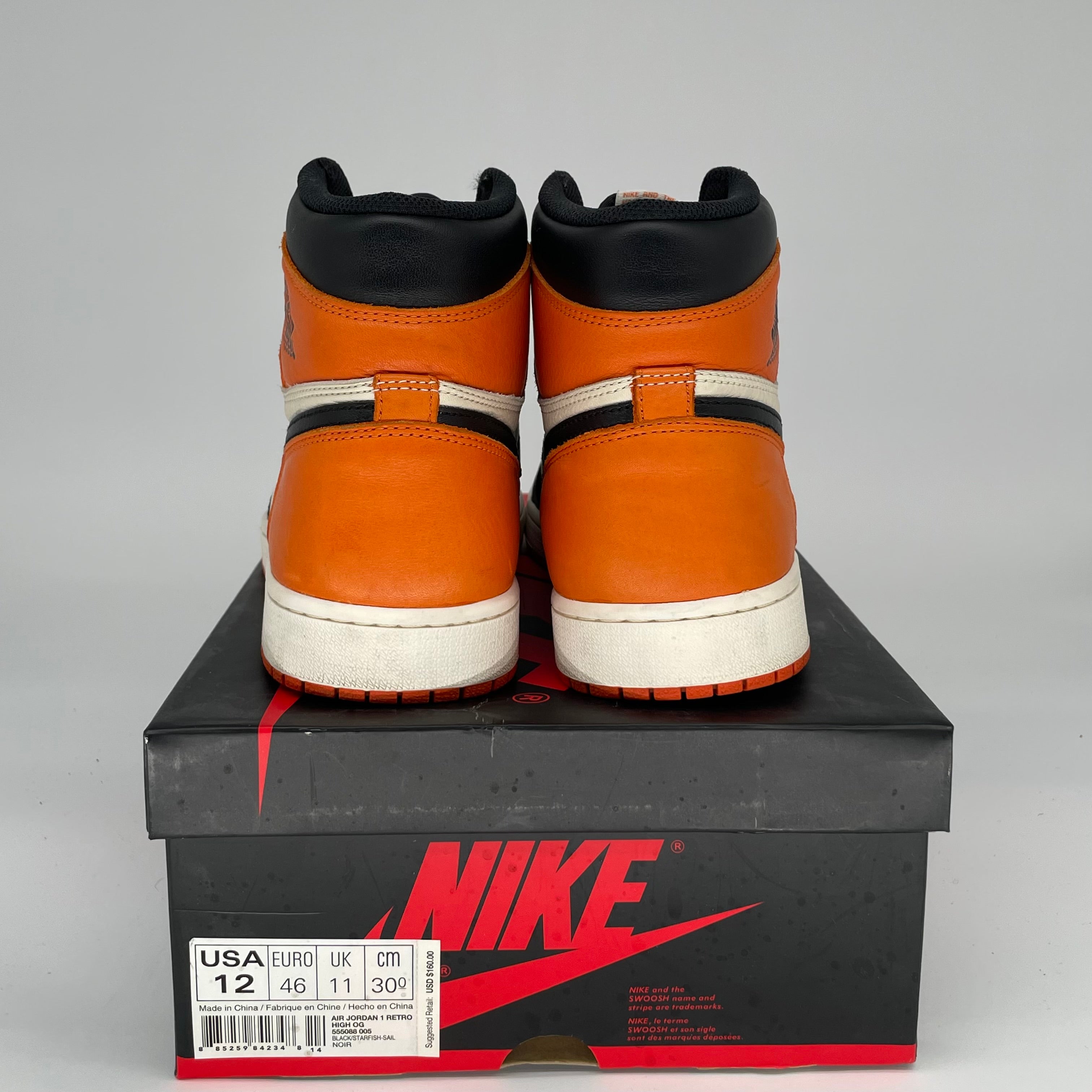 AIR JORDAN 1 SHATTERED BACKBOARD SIZE 12 555088-005