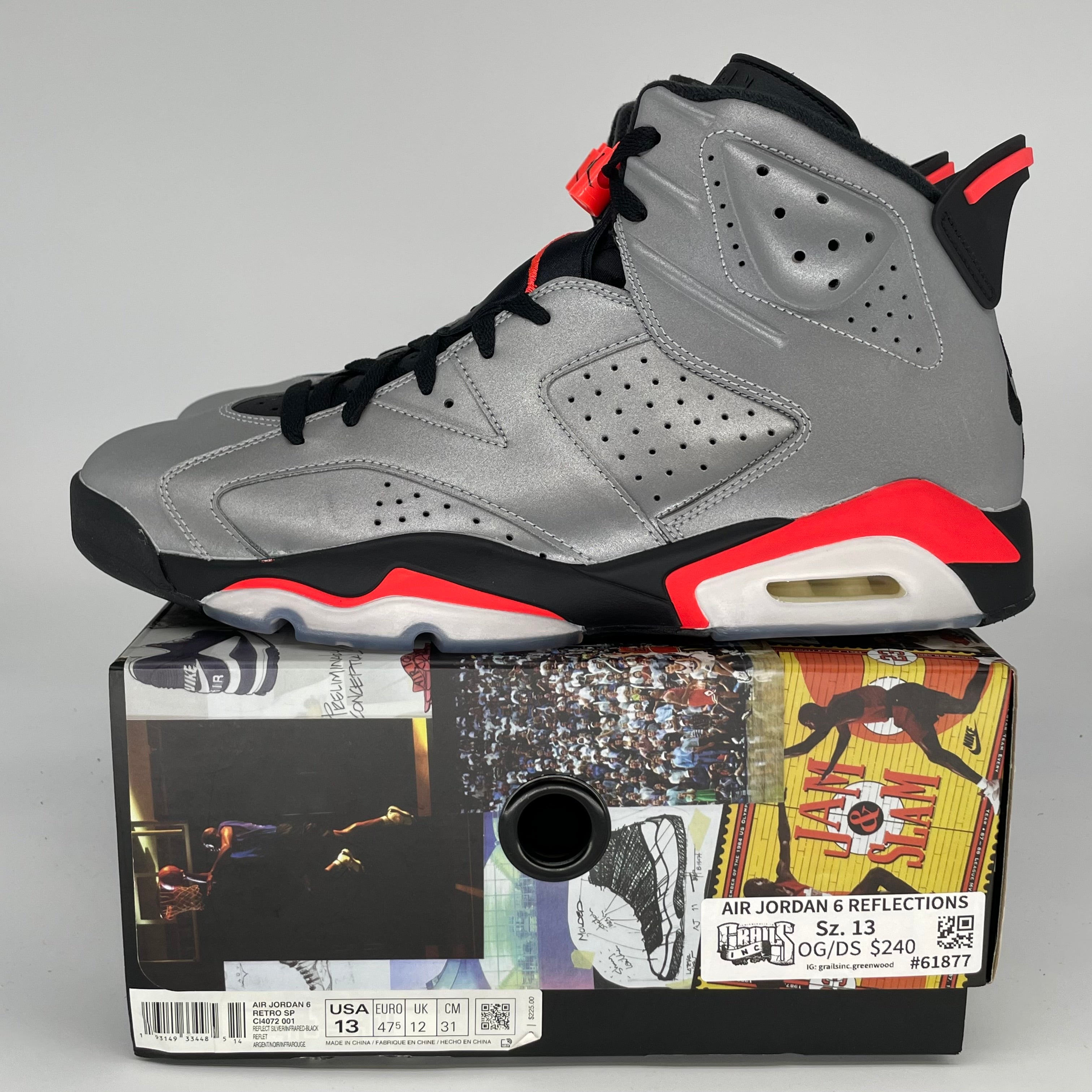 AIR JORDAN 6 REFLECTIONS SIZE 13 CI4071-001