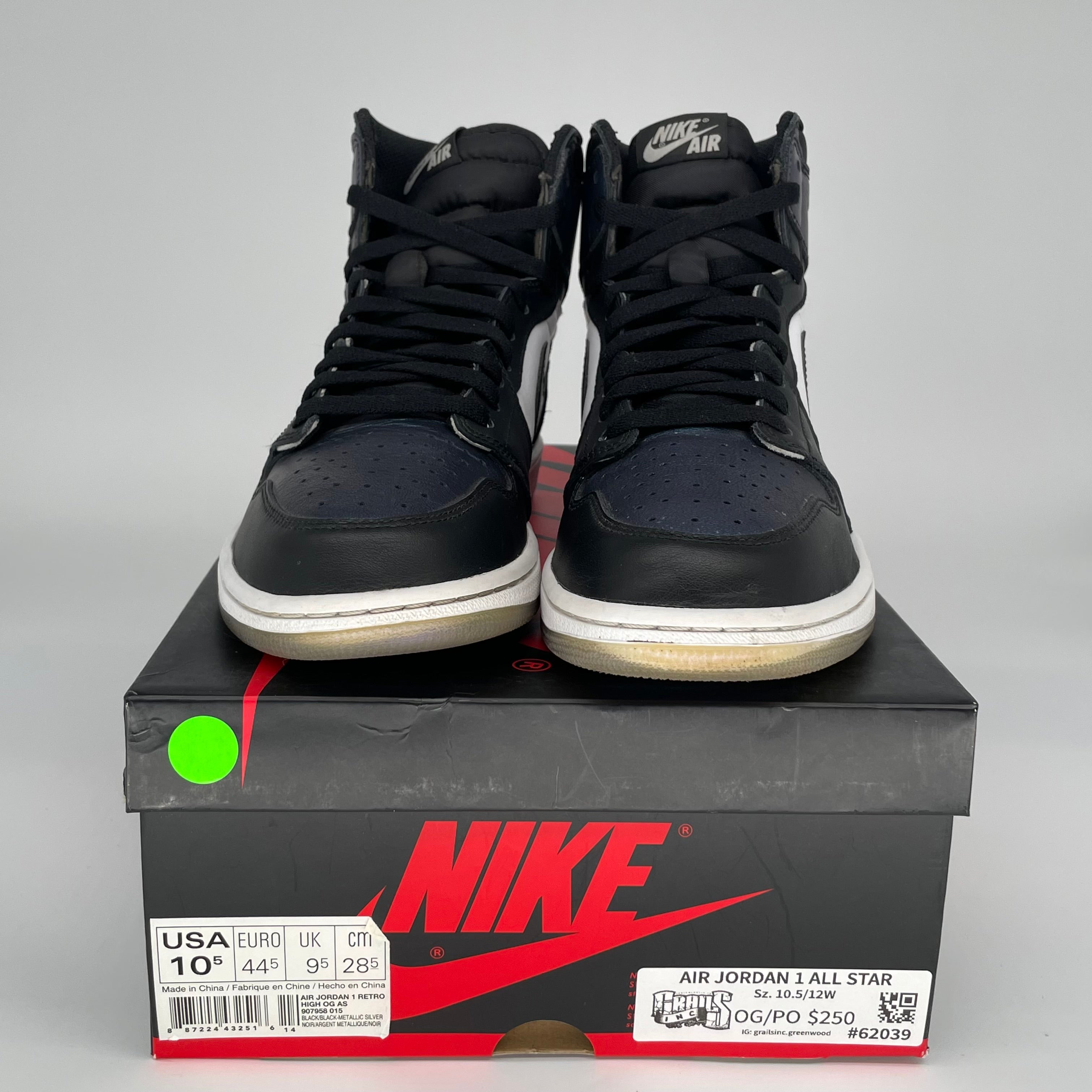 AIR JORDAN 1 ALL STAR SIZE 10.5 907958-015