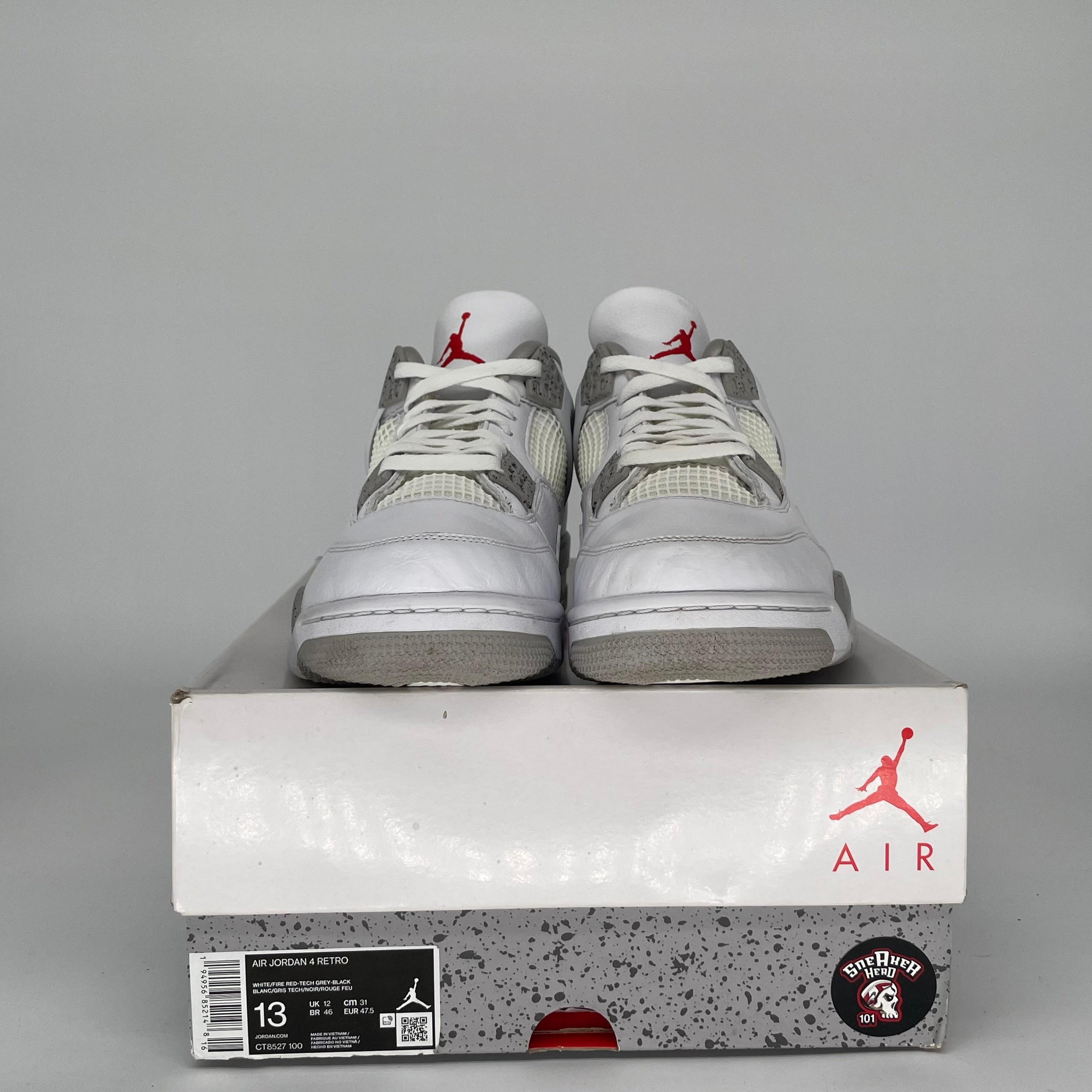 AIR JORDAN 4 WHITE OREO SIZE 13 CT8527-100