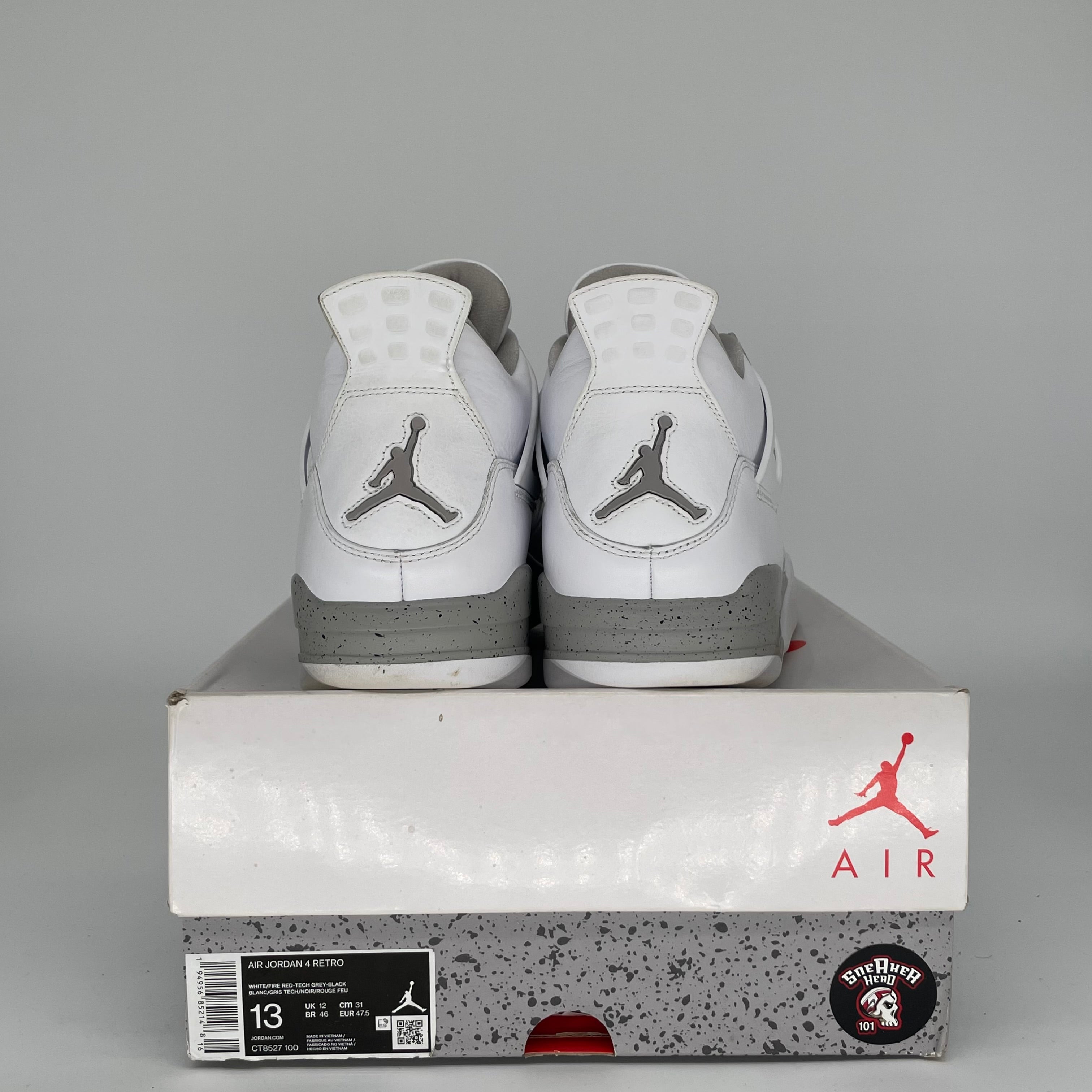 AIR JORDAN 4 WHITE OREO SIZE 13 CT8527-100