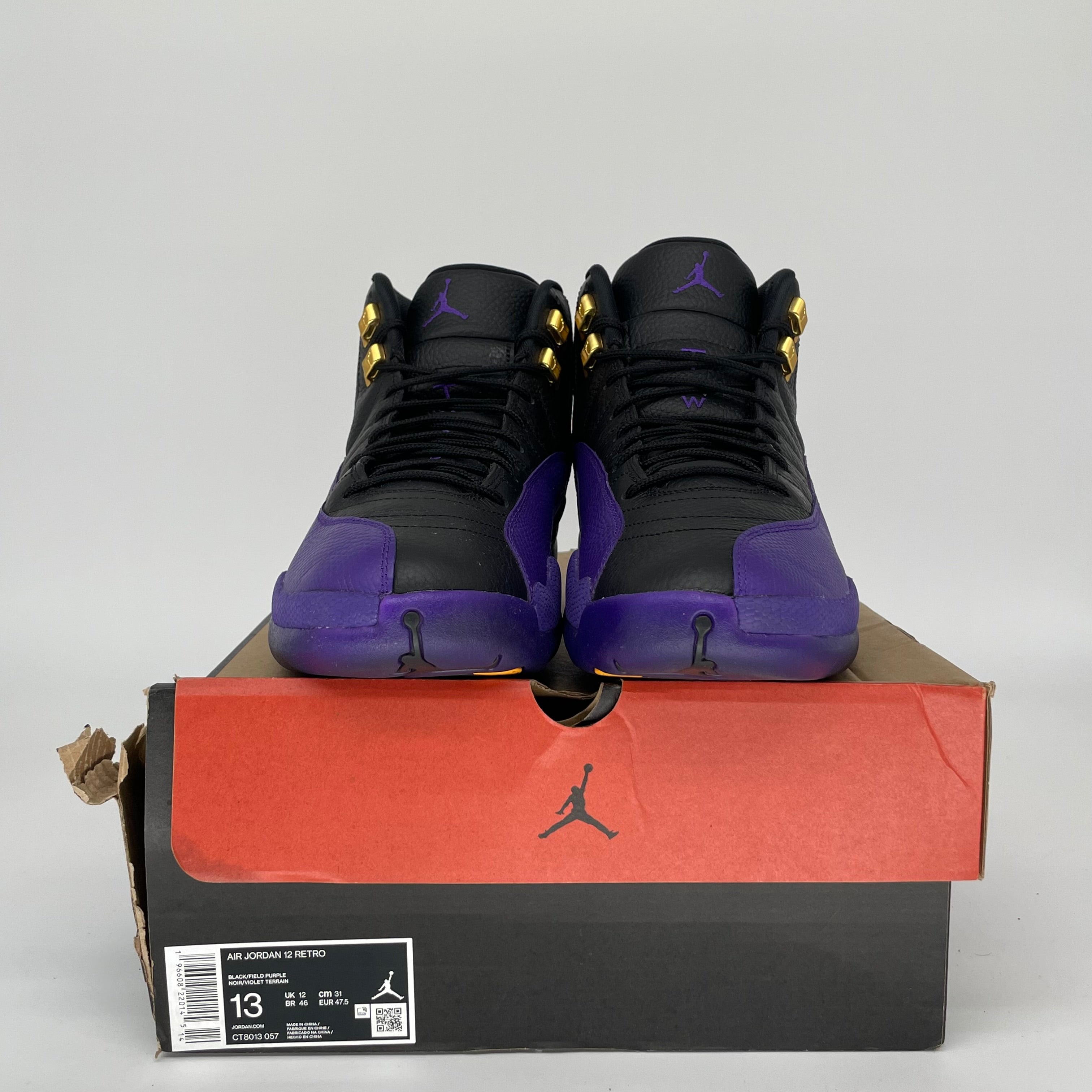 AIR JORDAN 12 FIELD PURPLE SIZE 13 CT8013-057