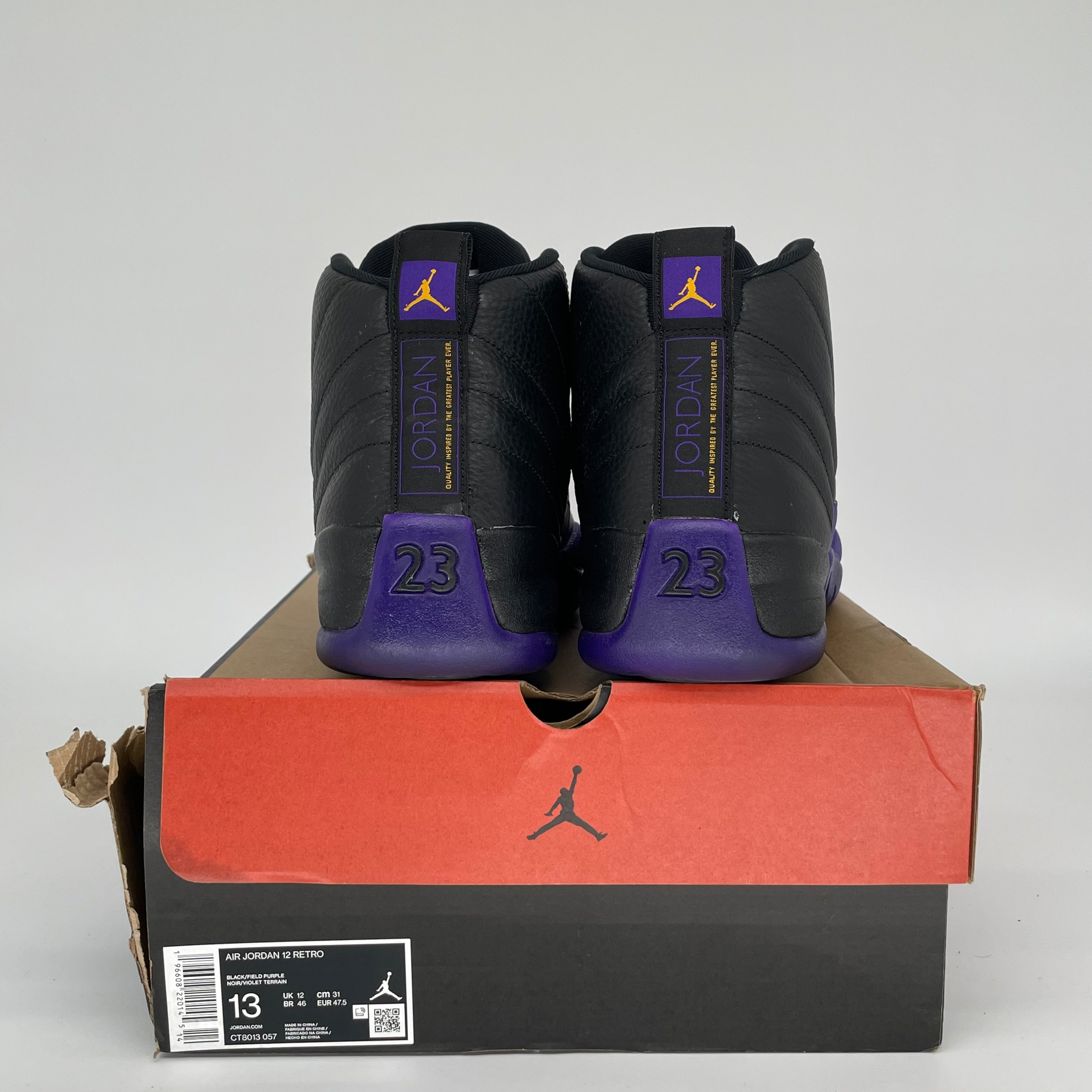 AIR JORDAN 12 FIELD PURPLE SIZE 13 CT8013-057