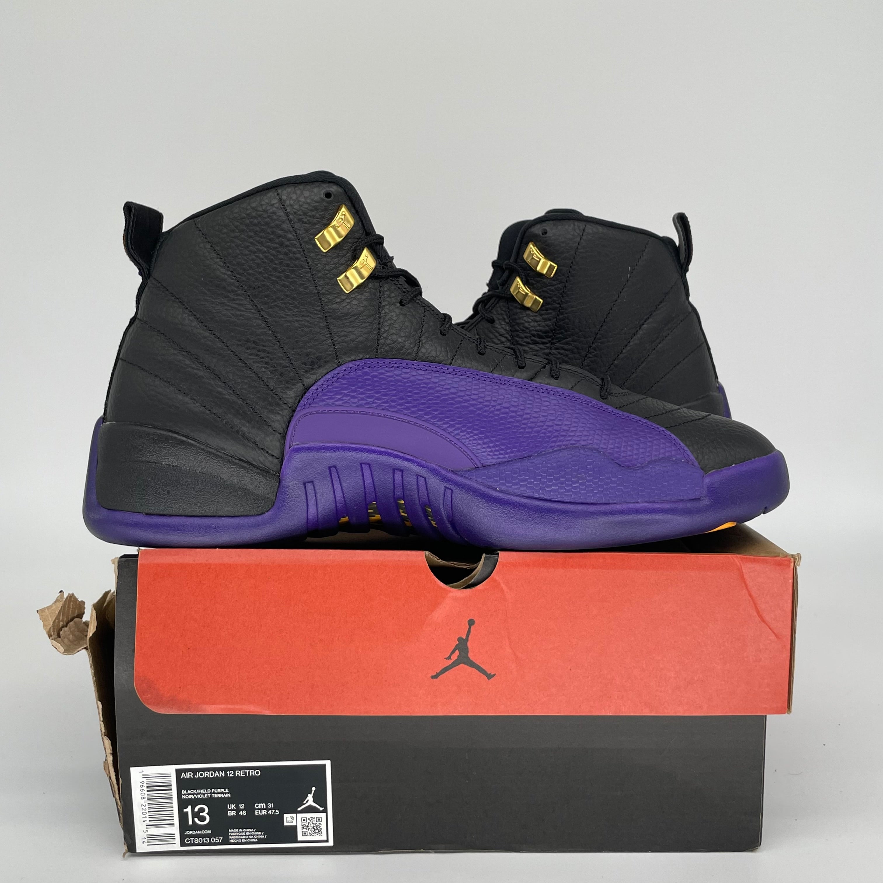 AIR JORDAN 12 FIELD PURPLE SIZE 13 CT8013-057