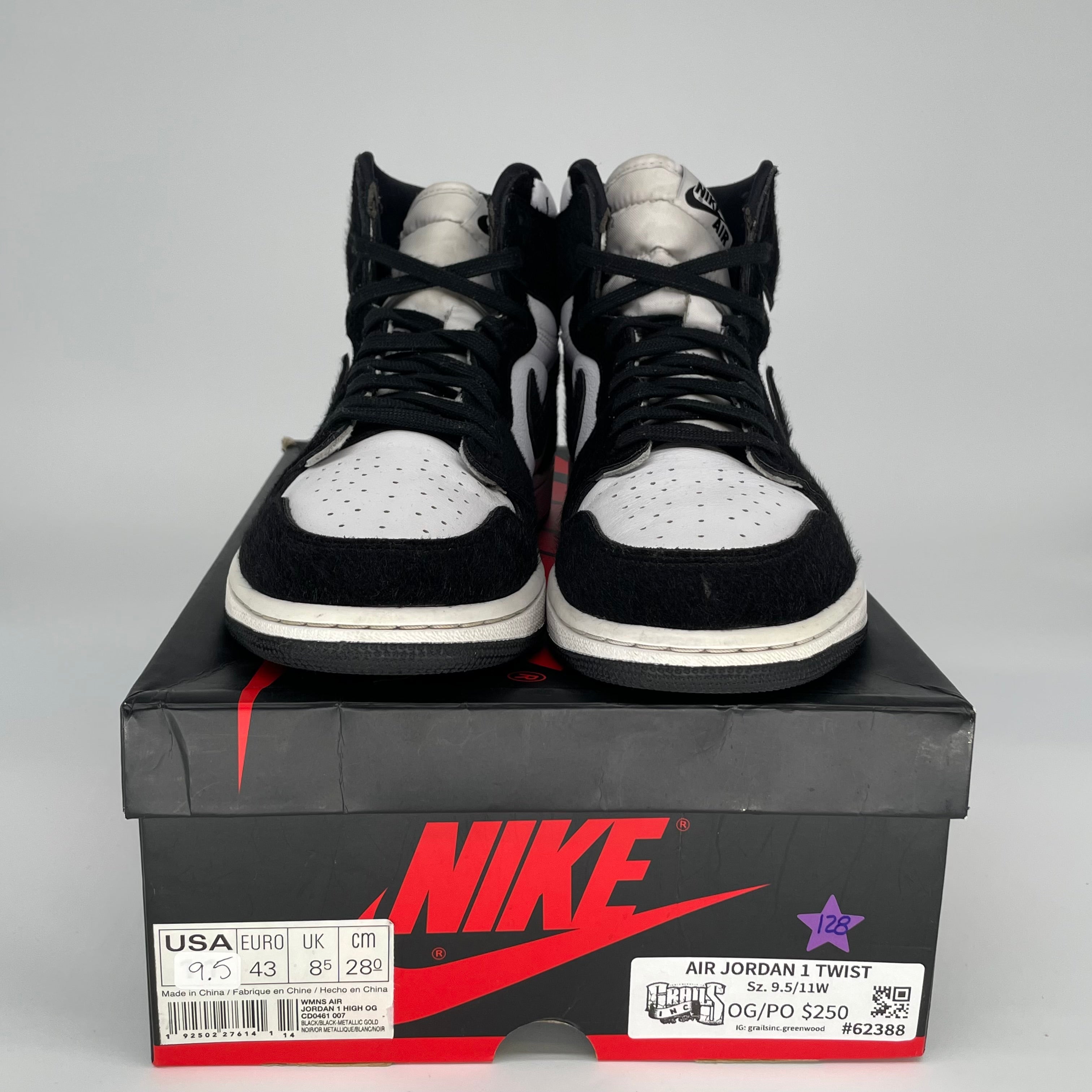 AIR JORDAN 1 TWIST SIZE 9.5/11W CD0461-007