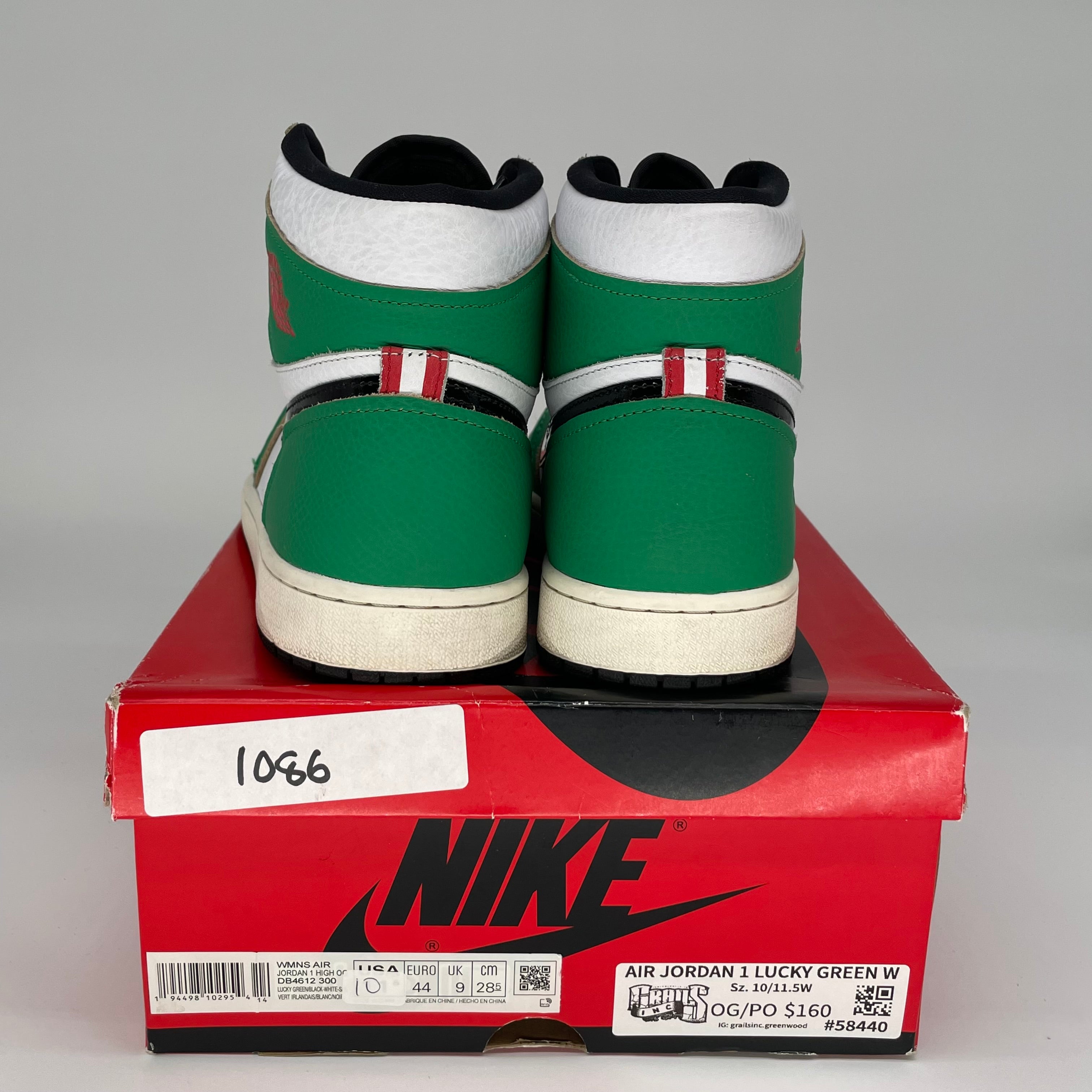 AIR JORDAN 1 LUCKY GREEN W SIZE 10/11.5W DB4612-300