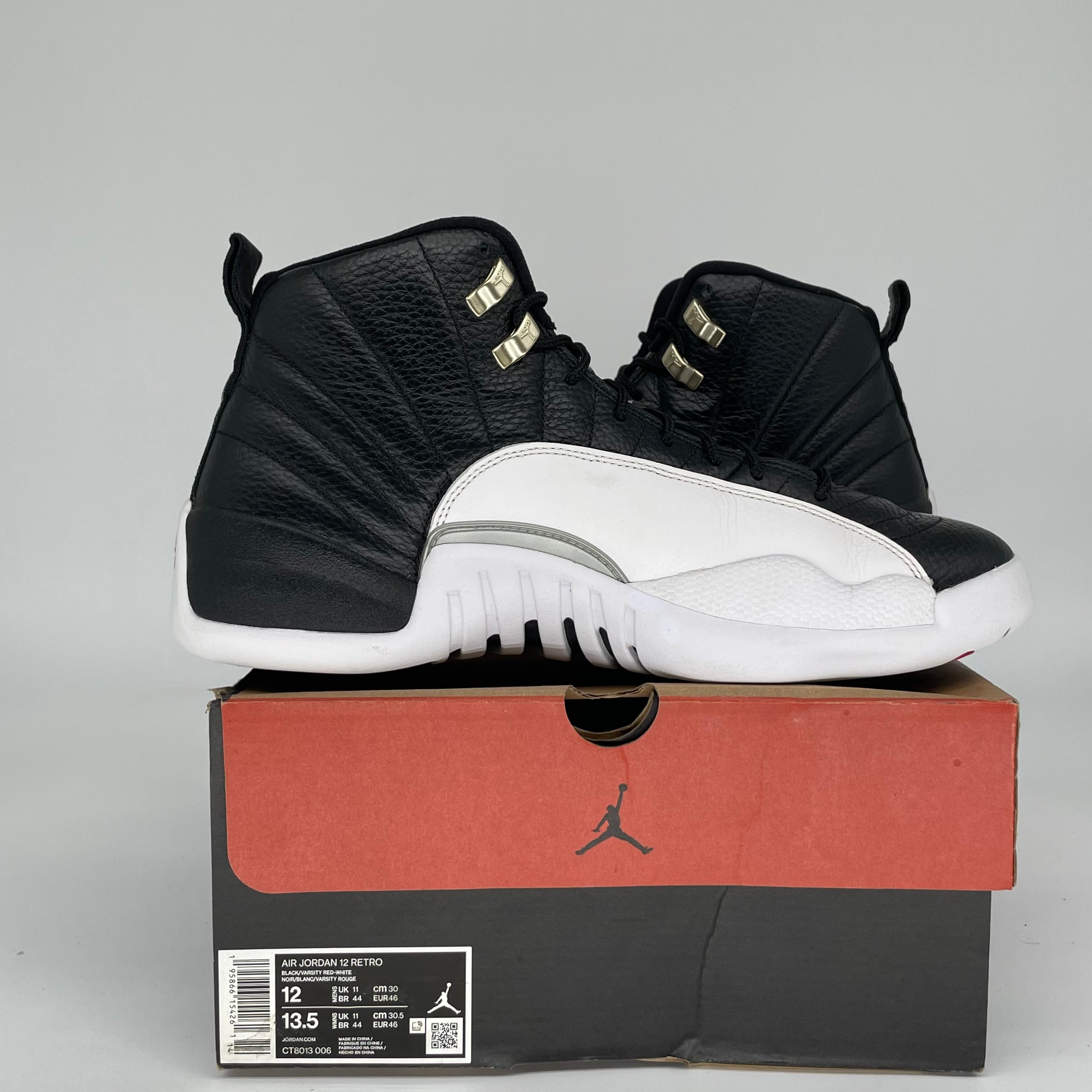 AIR JORDAN 12 PLAYOFFS SIZE 12 CT8013-006