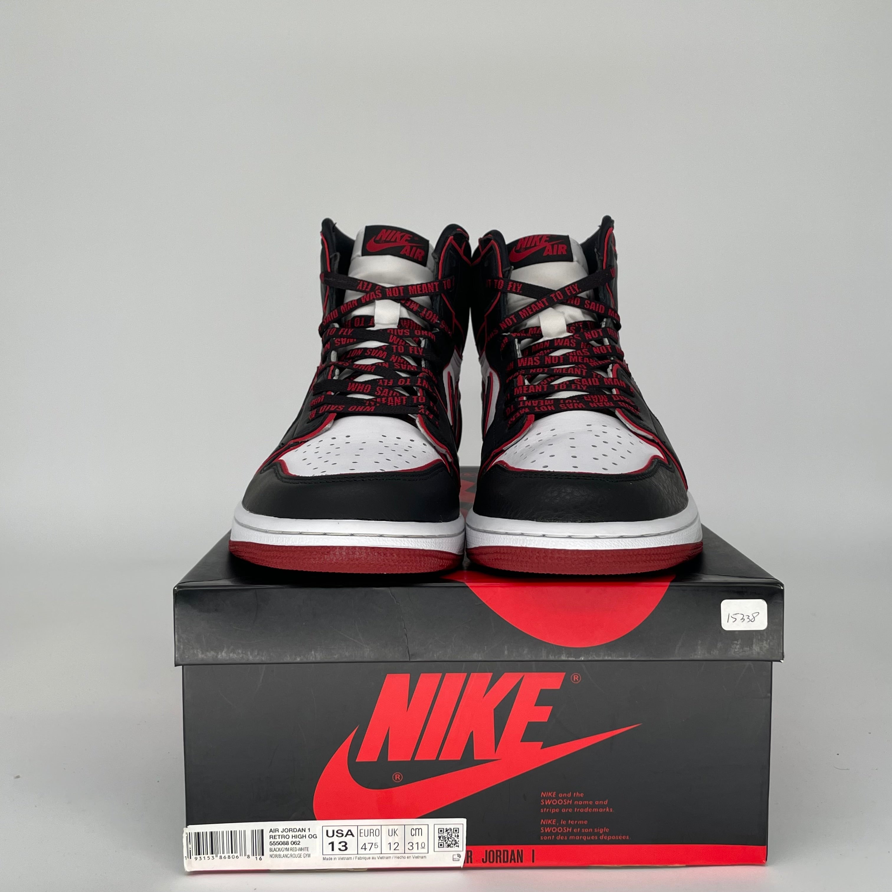 AIR JORDAN 1 BLOODLINE SIZE 13 555088-062