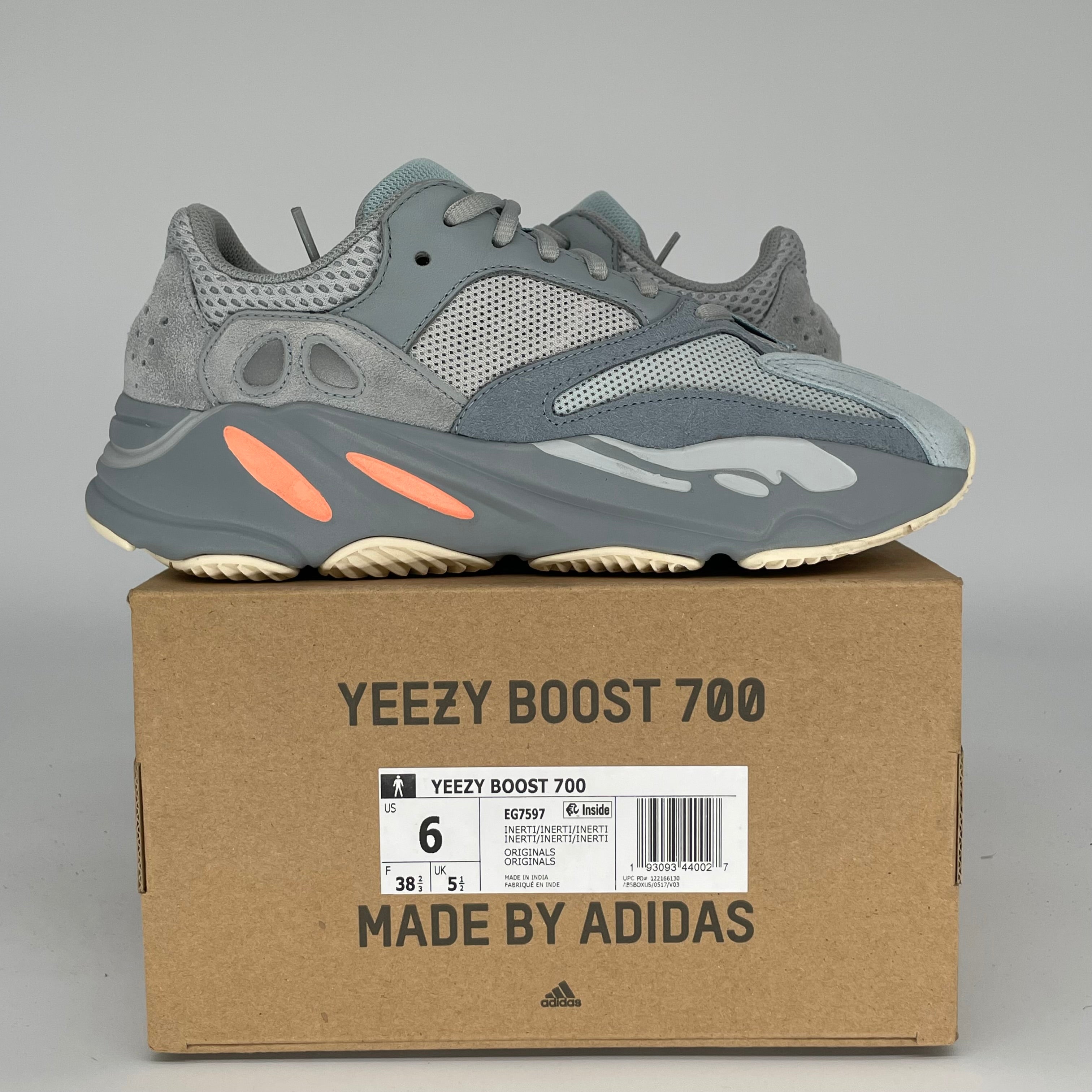 ADIDAS YEEZY 700 INERTIA SIZE 6 EG7597