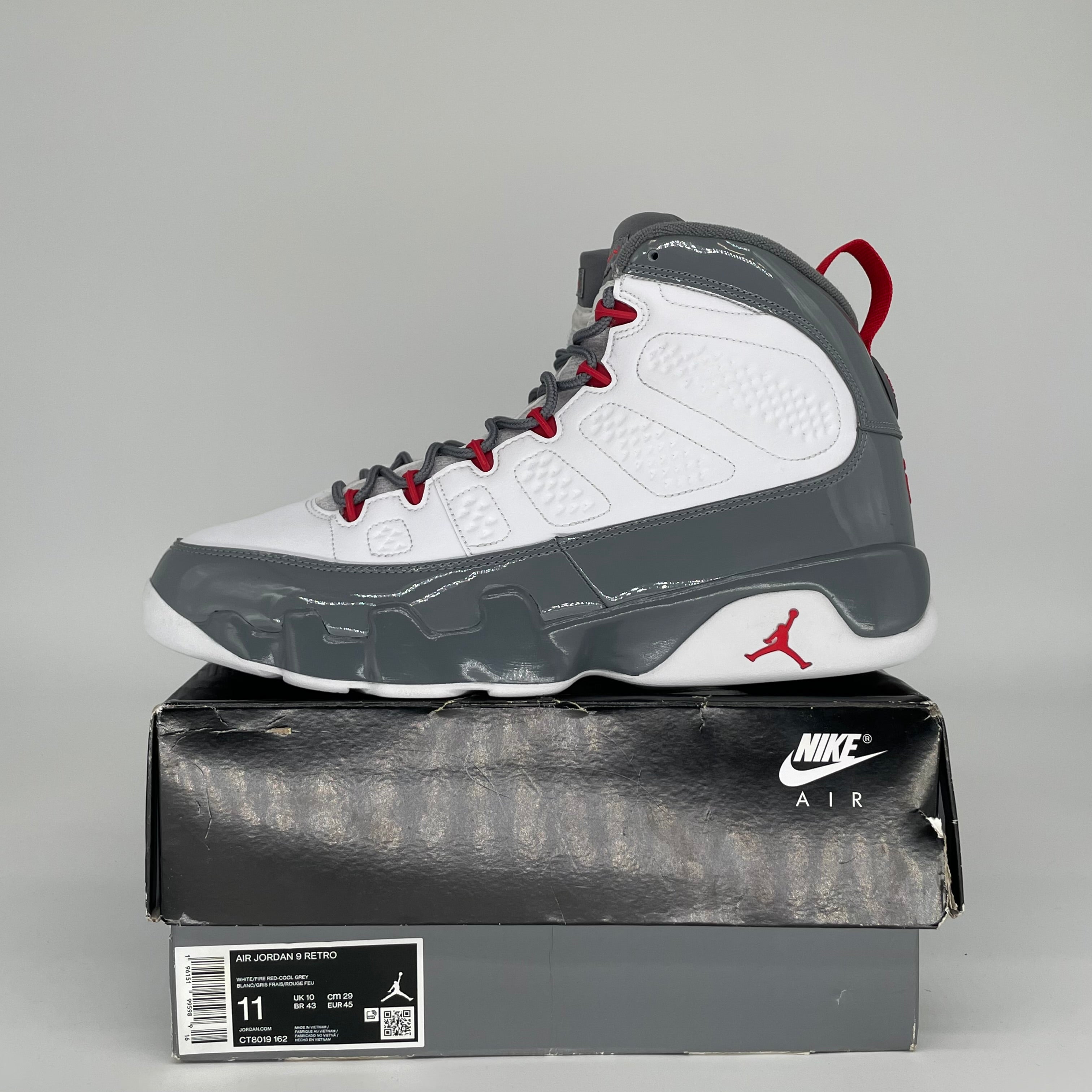 AIR JORDAN 9 FIRE RED SIZE 11 CT8019-162