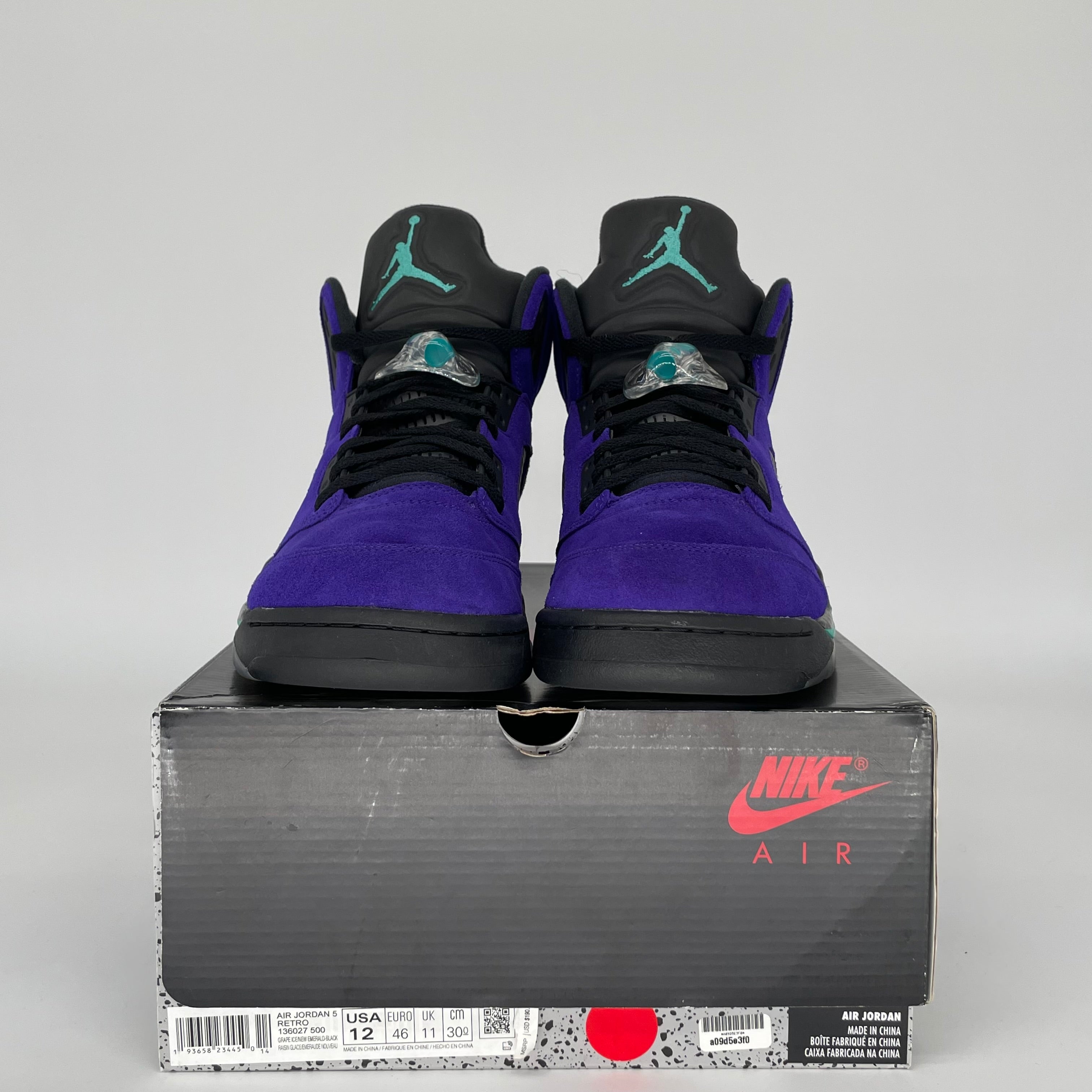 AIR JORDAN 5 ALTERNATE GRAPE SIZE 12 136027-500