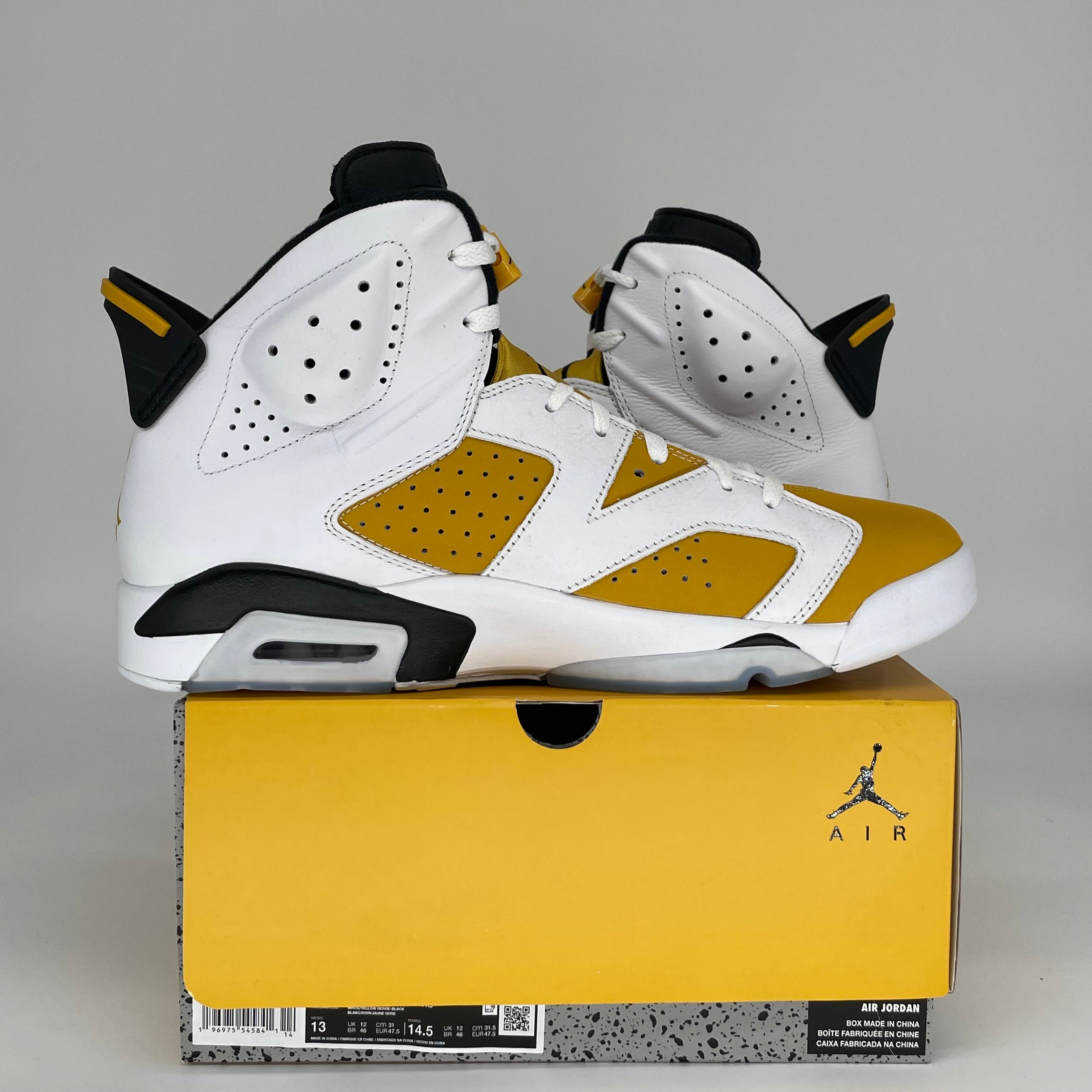 AIR JORDAN 6 YELLOW OCHRE SIZE 13 CT8529-170