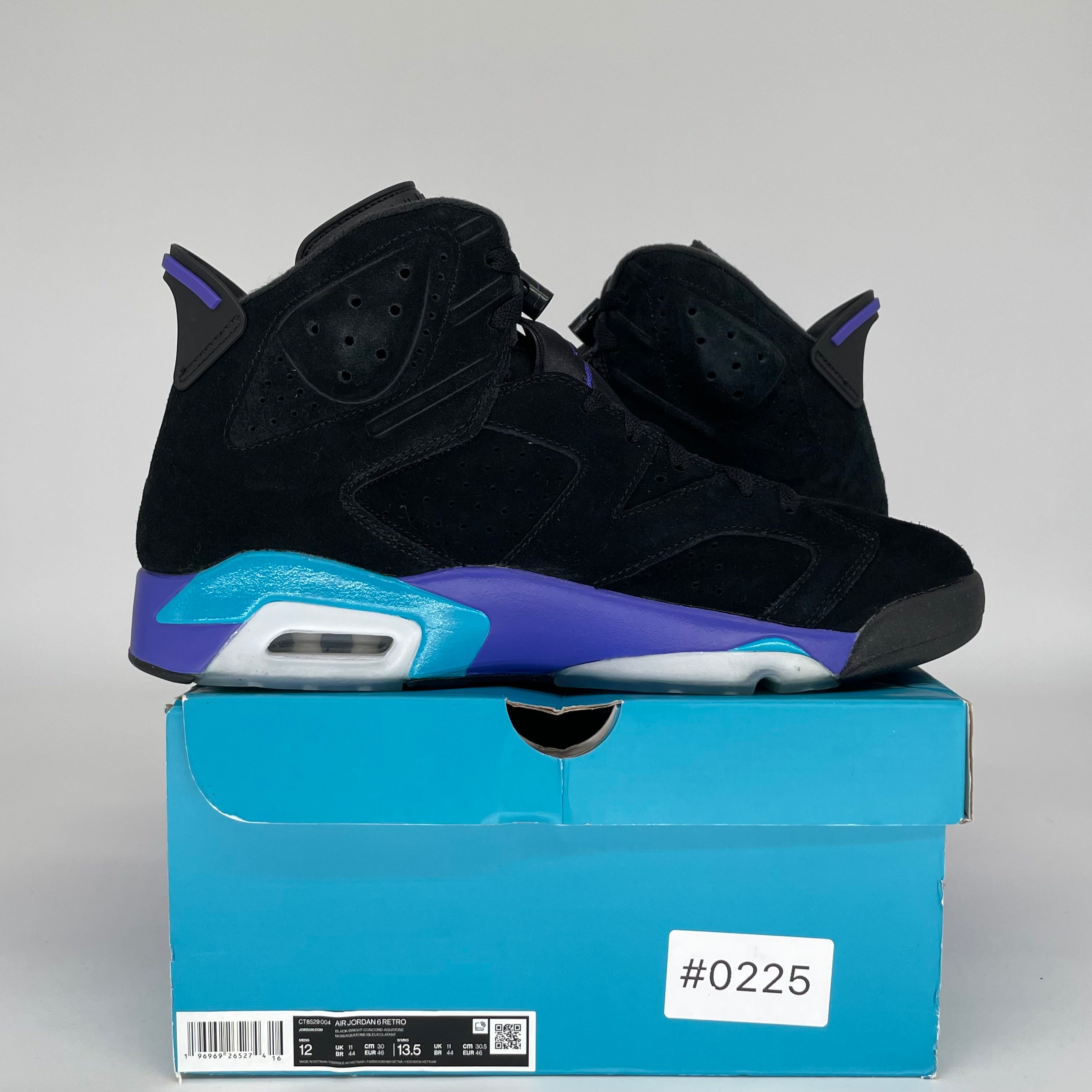 AIR JORDAN 6 AQUA SIZE 12 CT8529-004