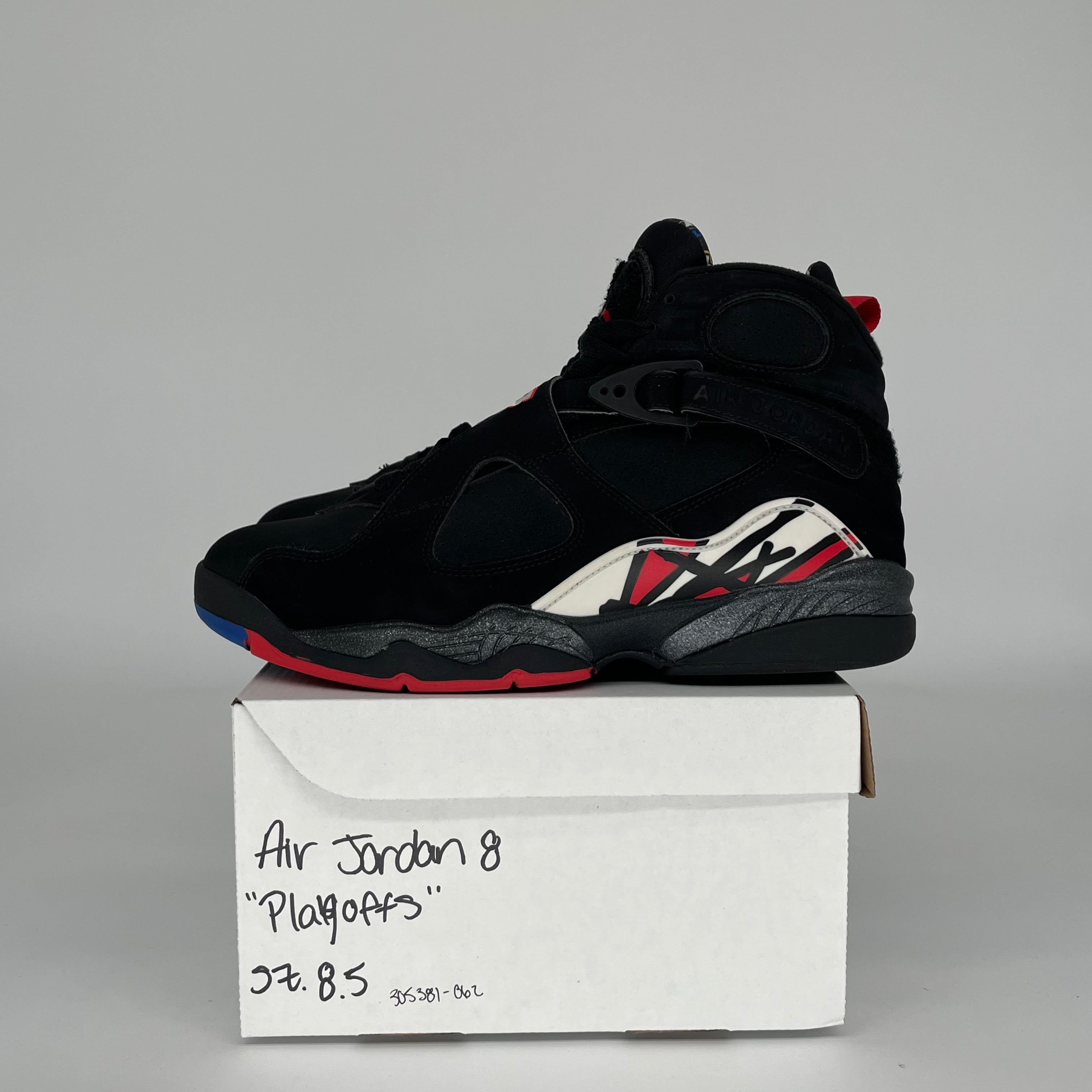 AIR JORDAN 8 PLAYOFFS SIZE 8.5 305381-062