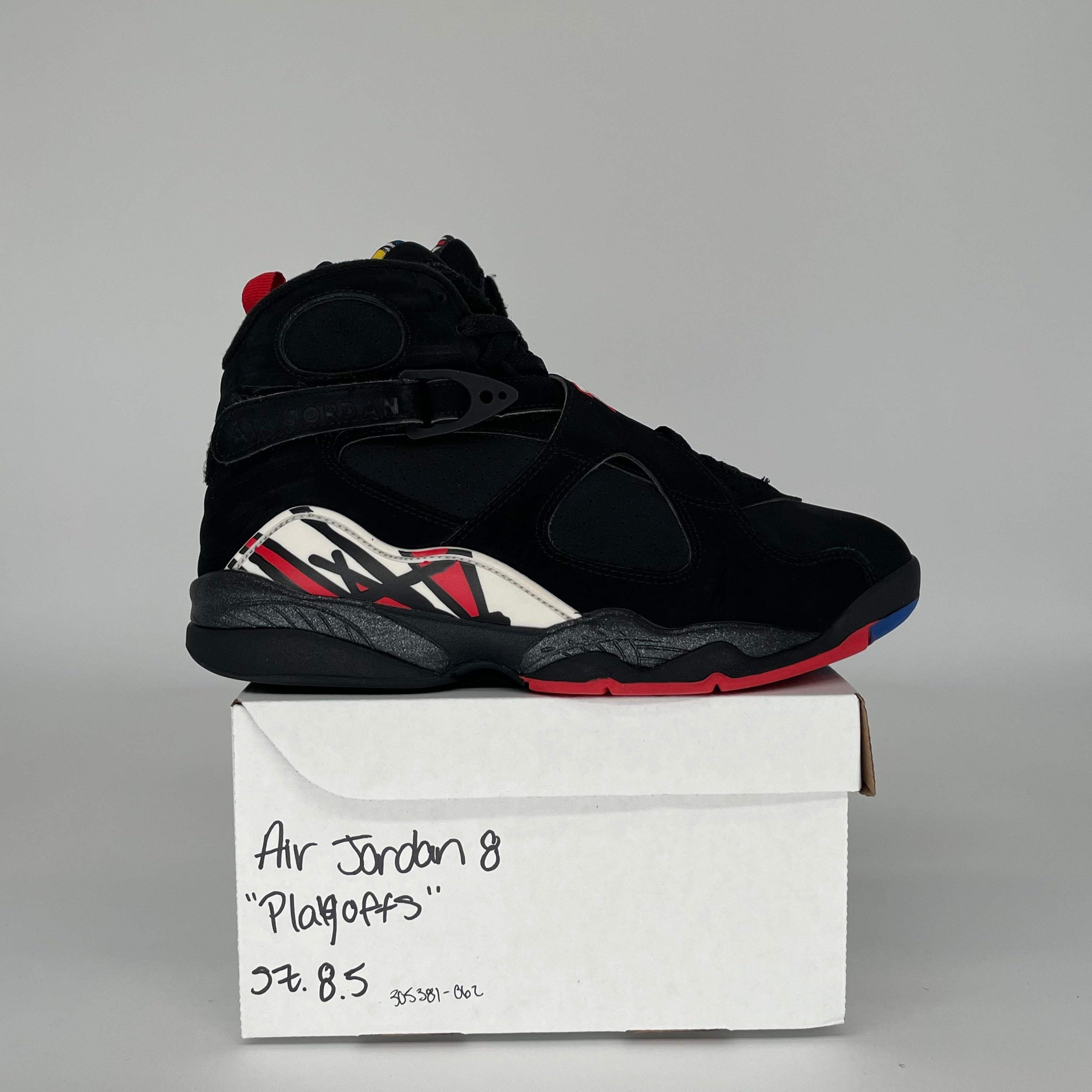 AIR JORDAN 8 PLAYOFFS SIZE 8.5 305381-062