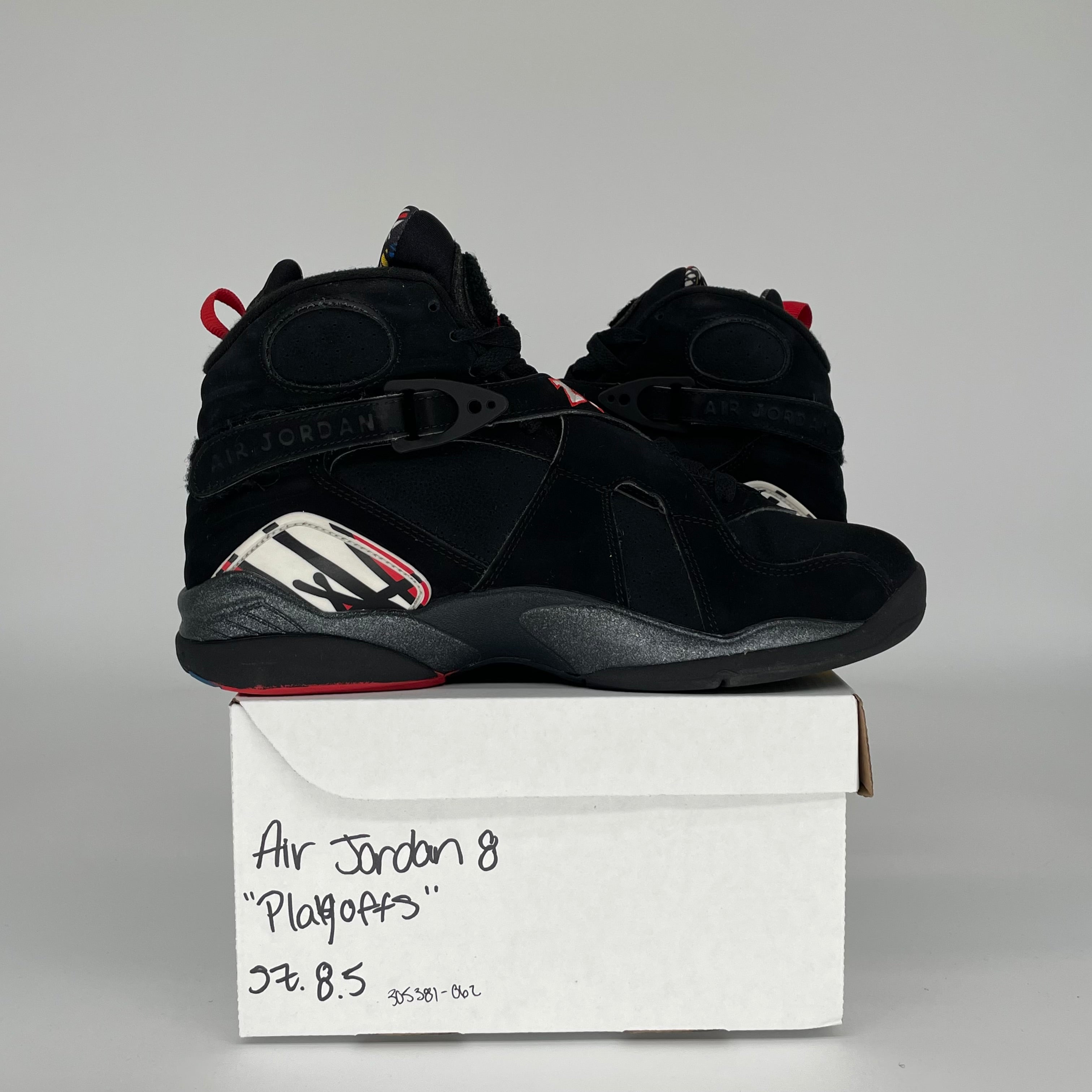 AIR JORDAN 8 PLAYOFFS SIZE 8.5 305381-062