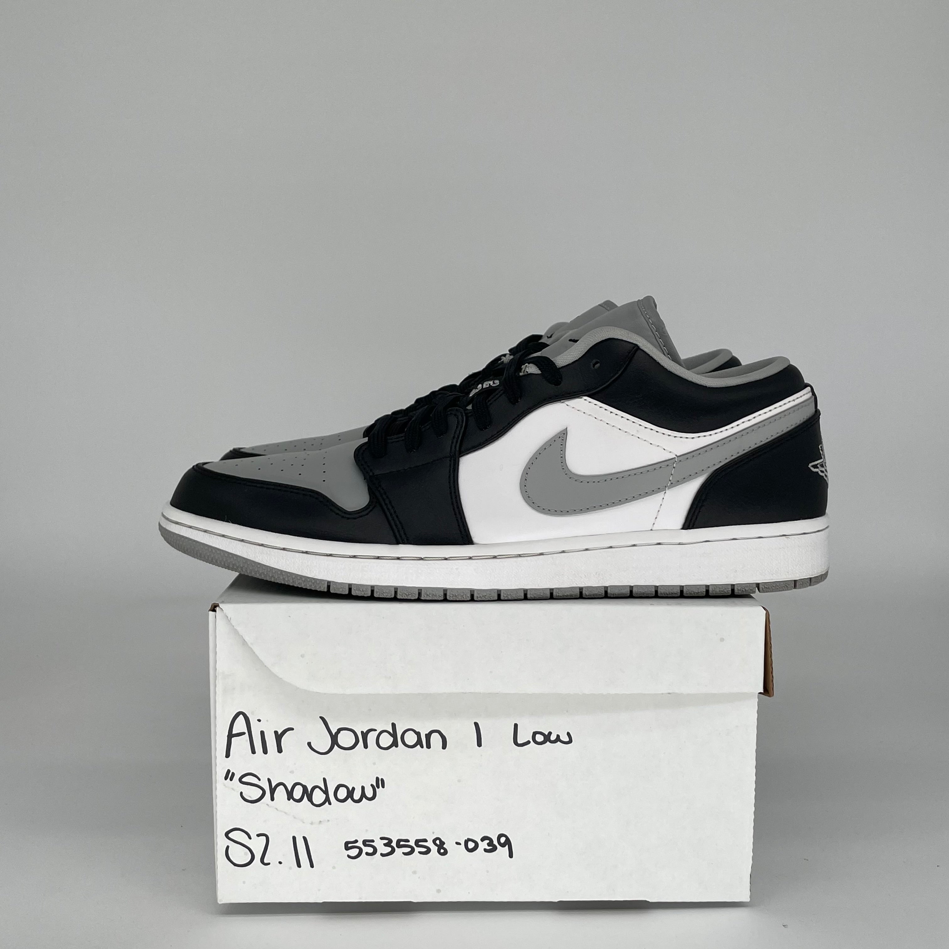 AIR JORDAN 1 LOW SHADOW TOE SIZE 11 553558-052