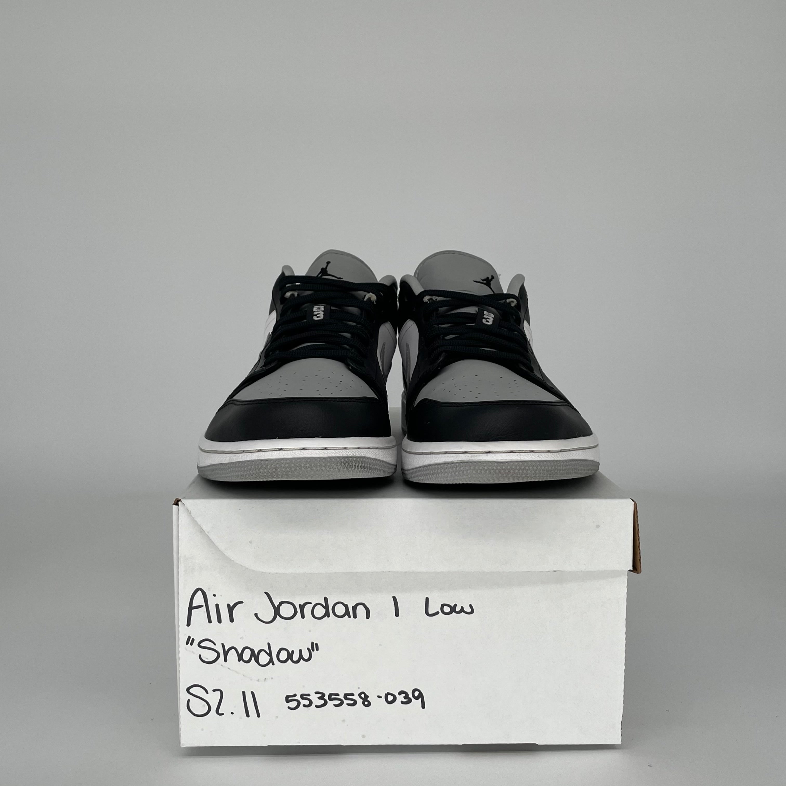 AIR JORDAN 1 LOW SHADOW TOE SIZE 11 553558-052