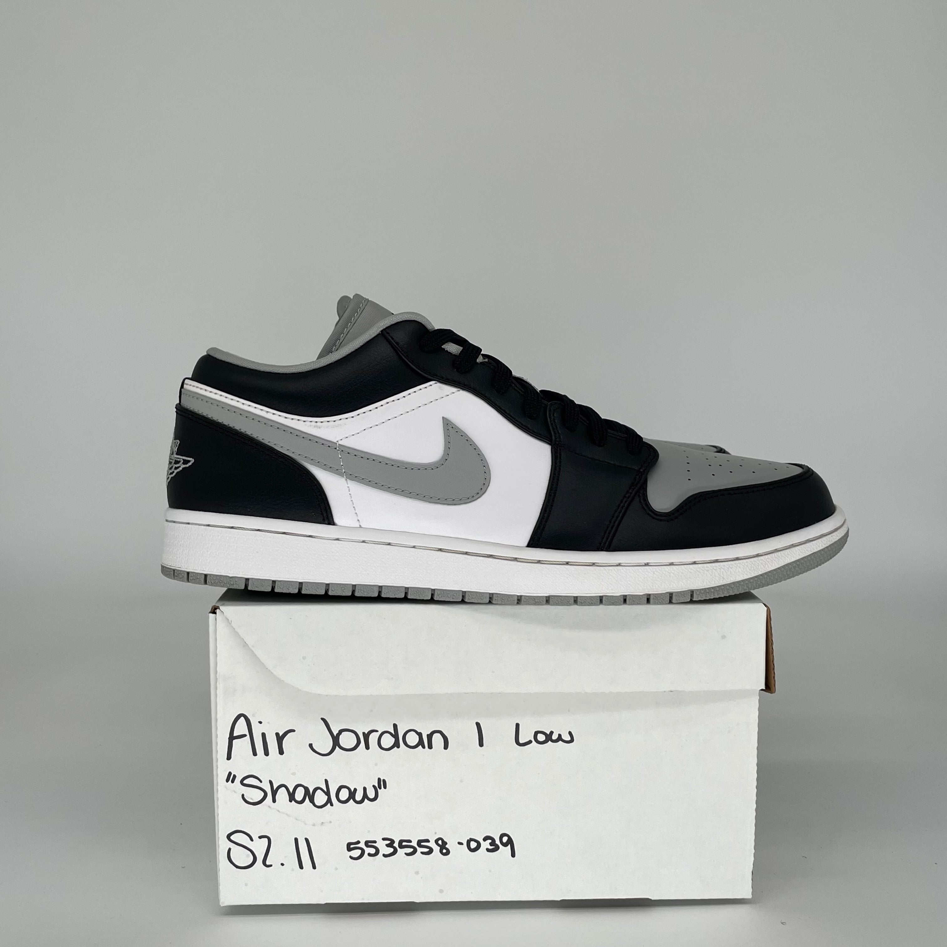 AIR JORDAN 1 LOW SHADOW TOE SIZE 11 553558-052