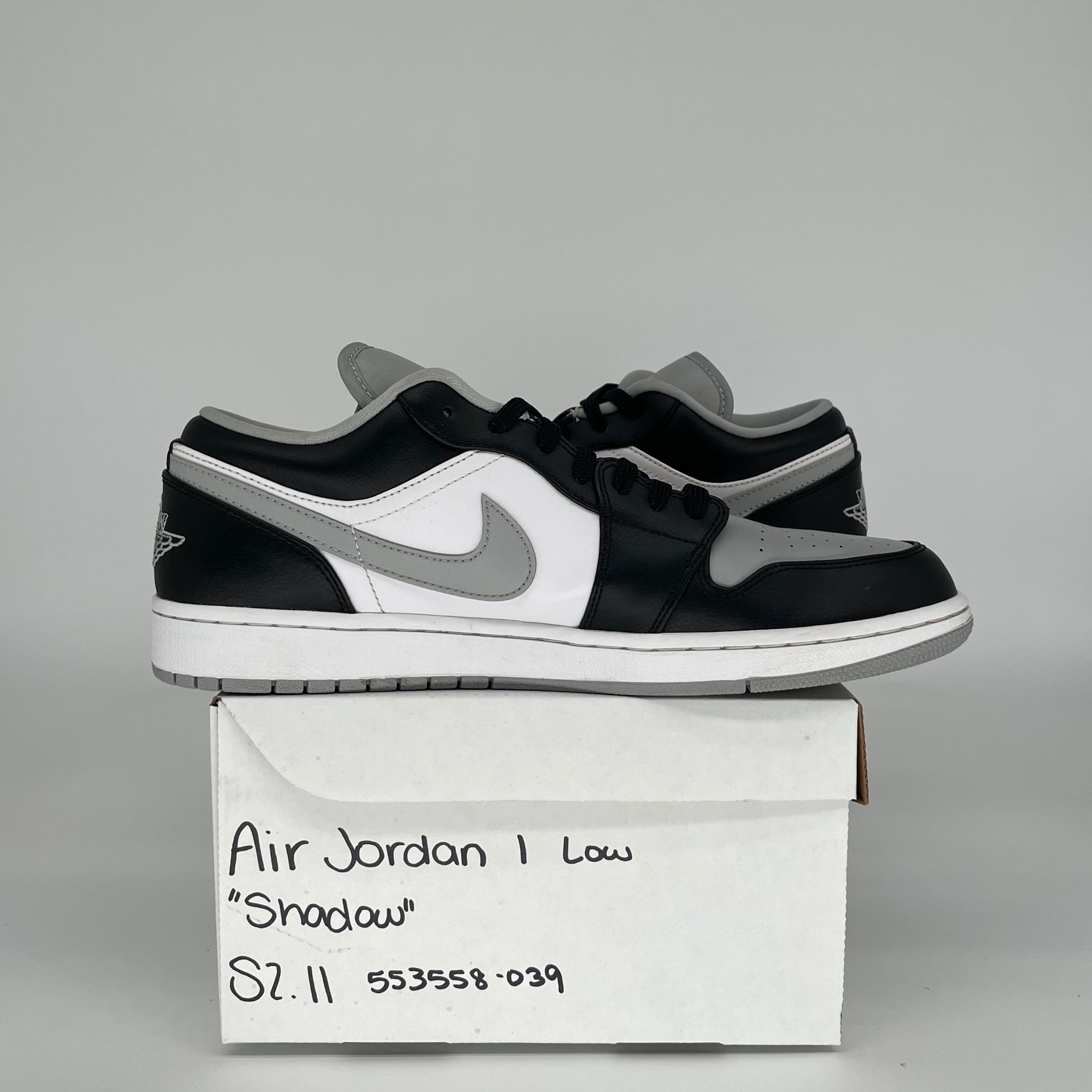 AIR JORDAN 1 LOW SHADOW TOE SIZE 11 553558-052