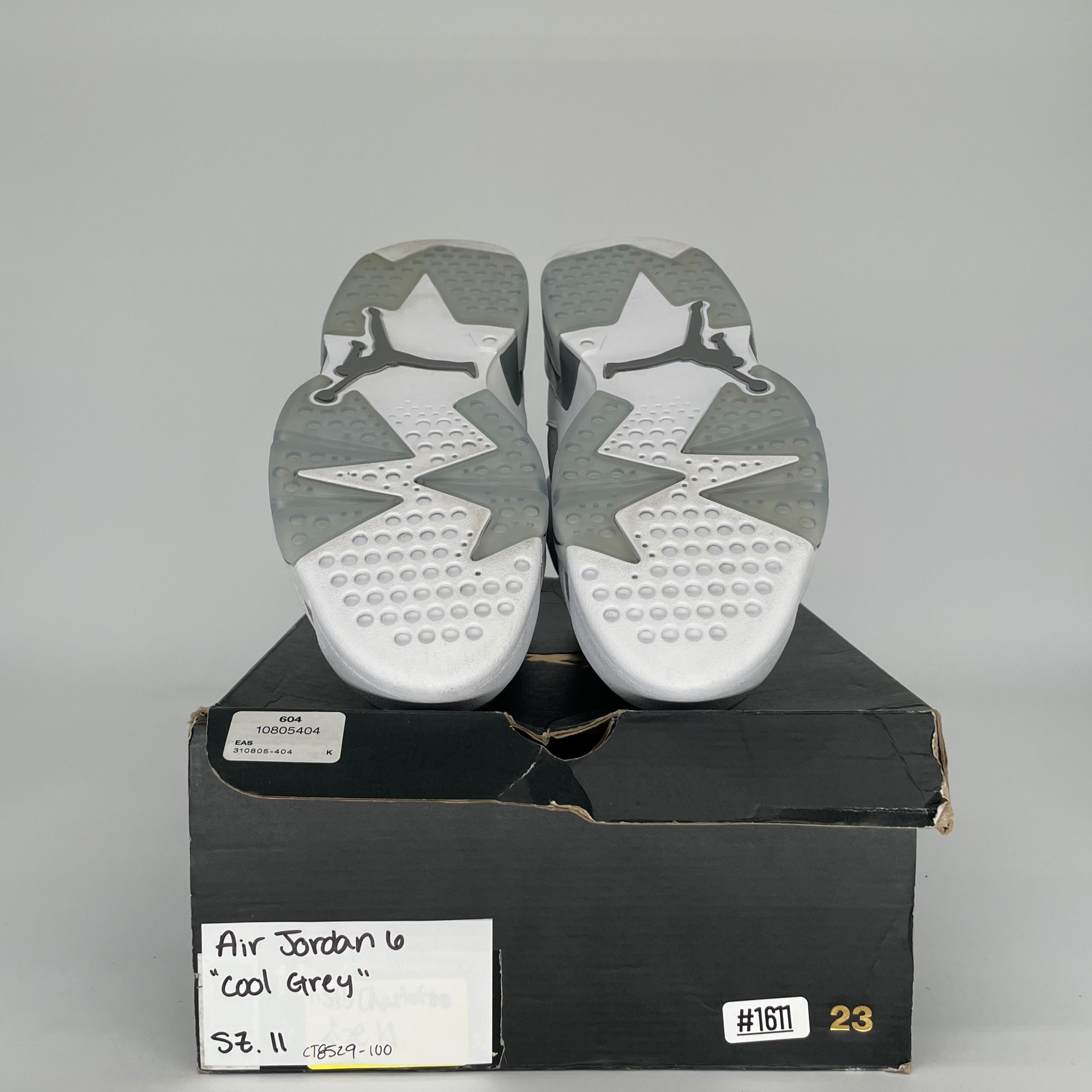 AIR JORDAN 6 COOL GREY SIZE 11 CT8529-100