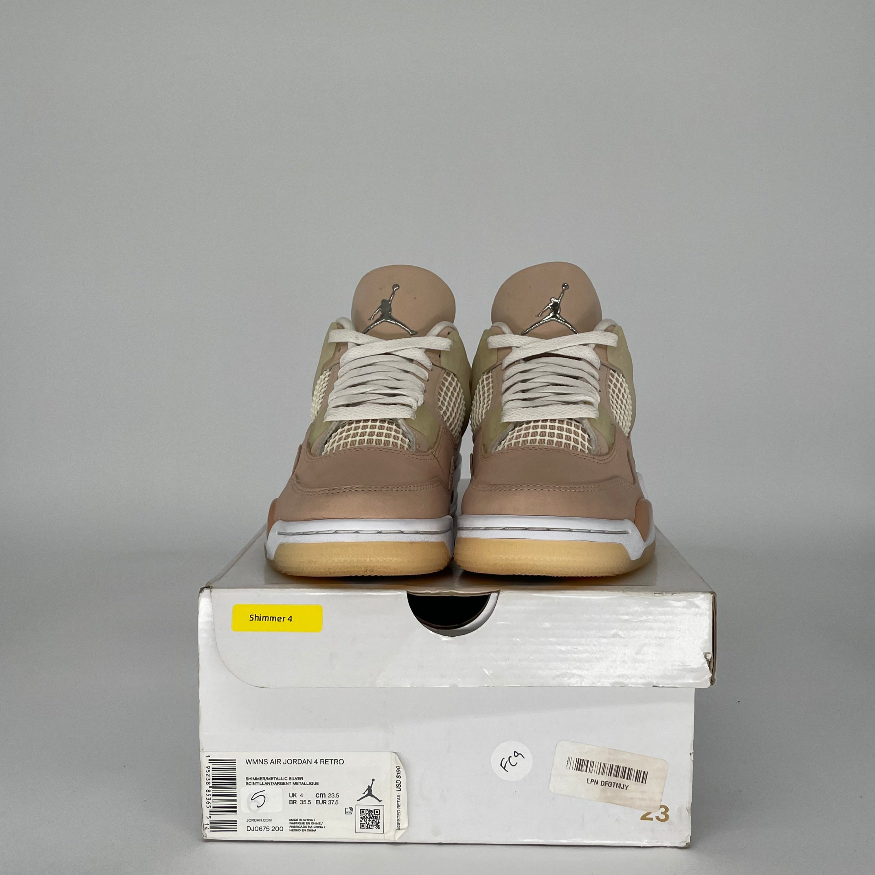 AIR JORDAN 4 SHIMMER W SIZE 5/6.5W DJ0675-200