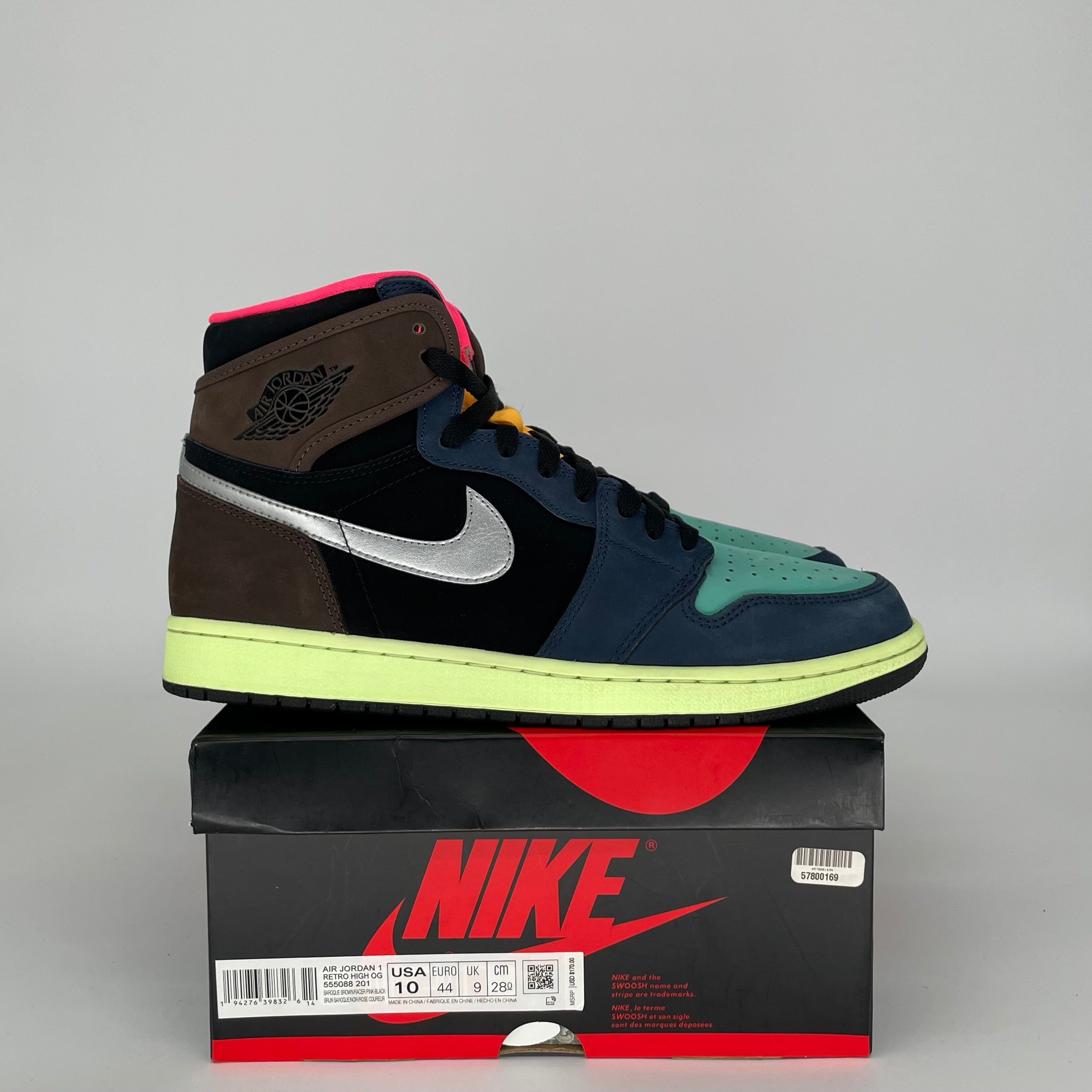 AIR JORDAN 1 BIO HACK SIZE 10 555088-201