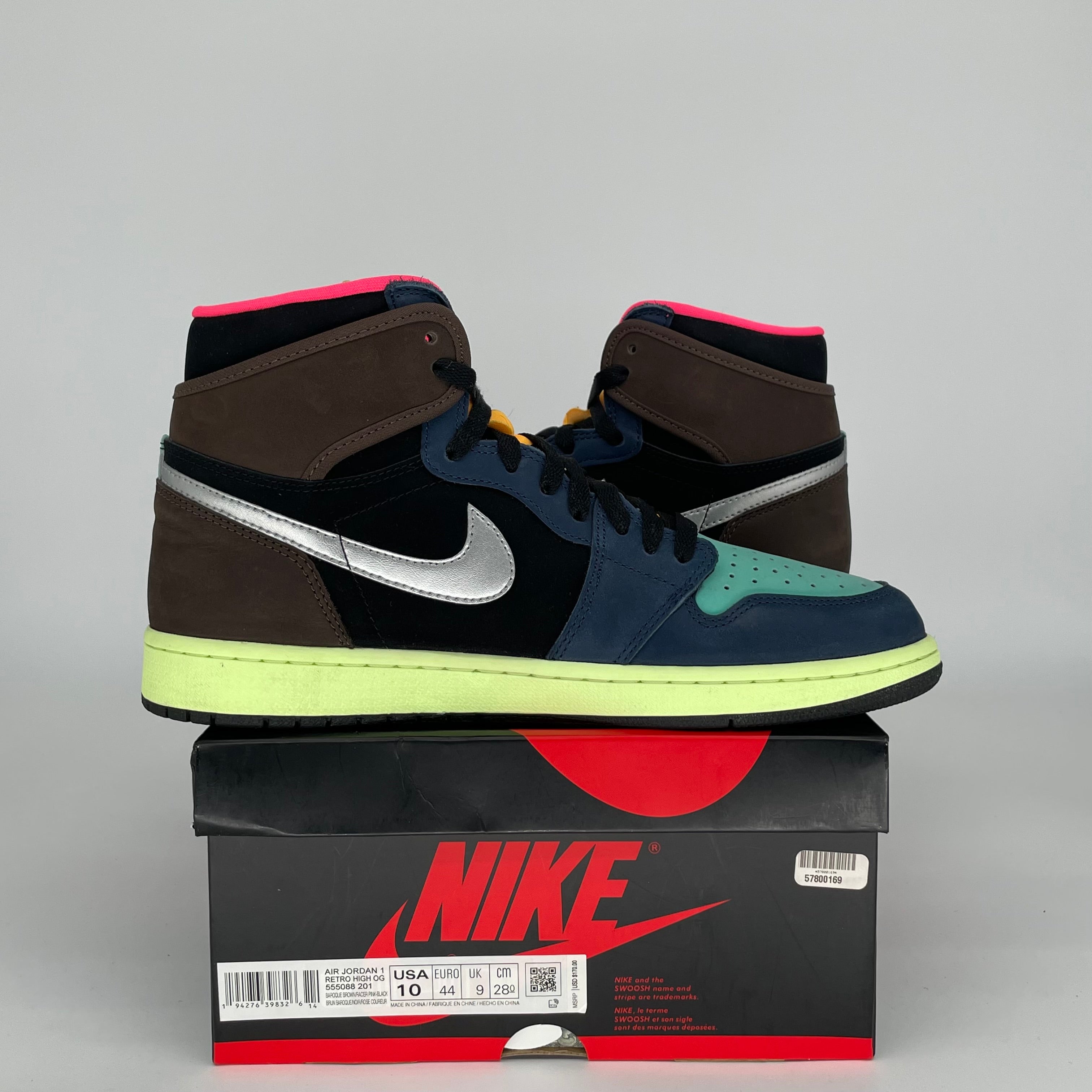 AIR JORDAN 1 BIO HACK SIZE 10 555088-201