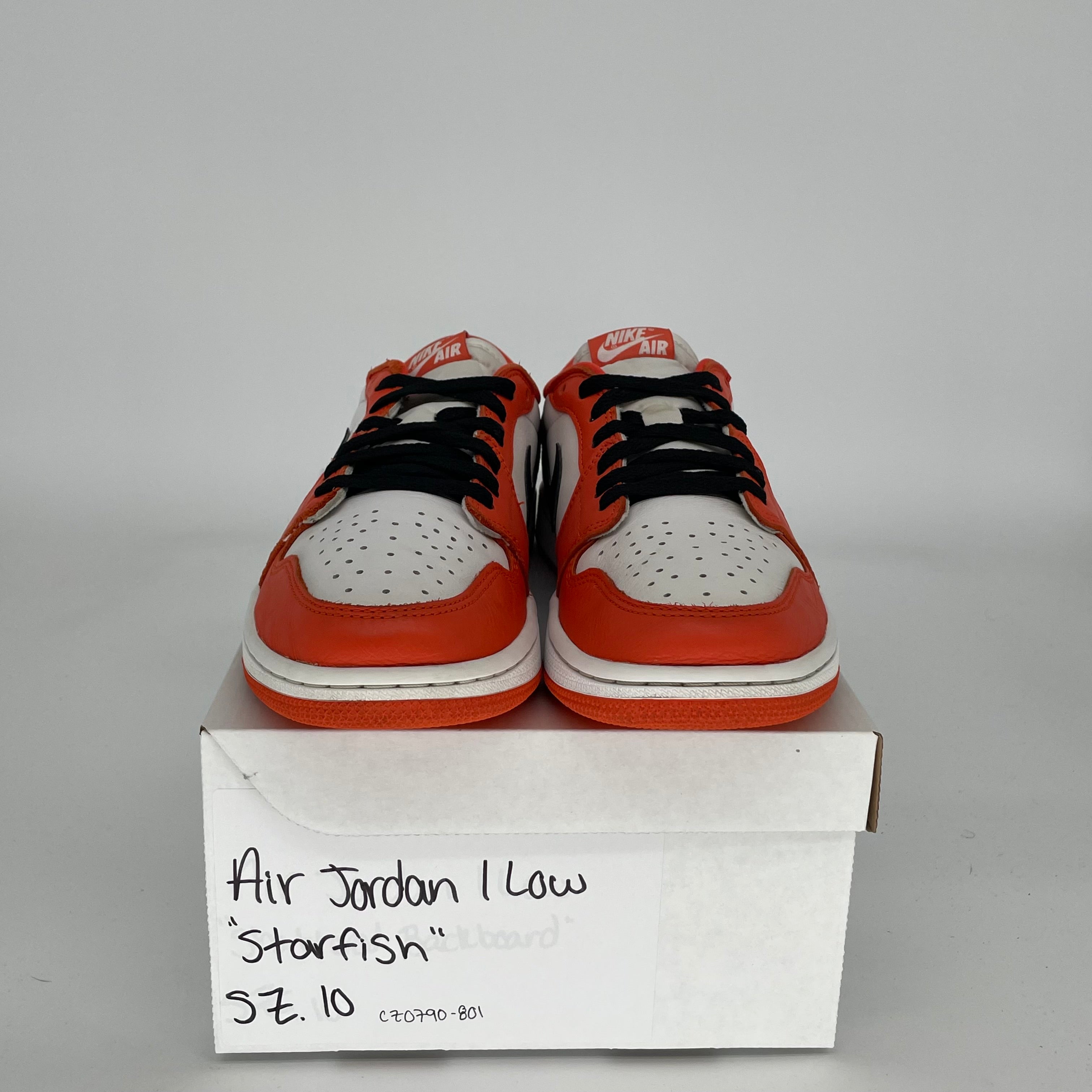 AIR JORDAN 1 LOW STARFISH SIZE 10 CZ0790-801