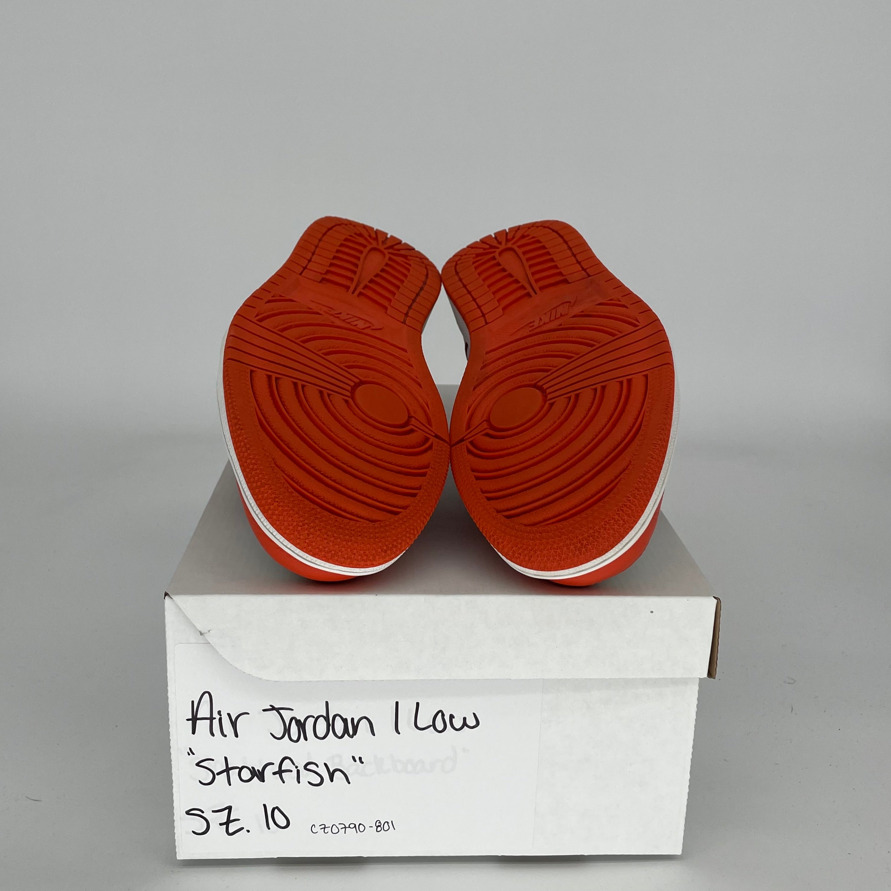 AIR JORDAN 1 LOW STARFISH SIZE 10 CZ0790-801