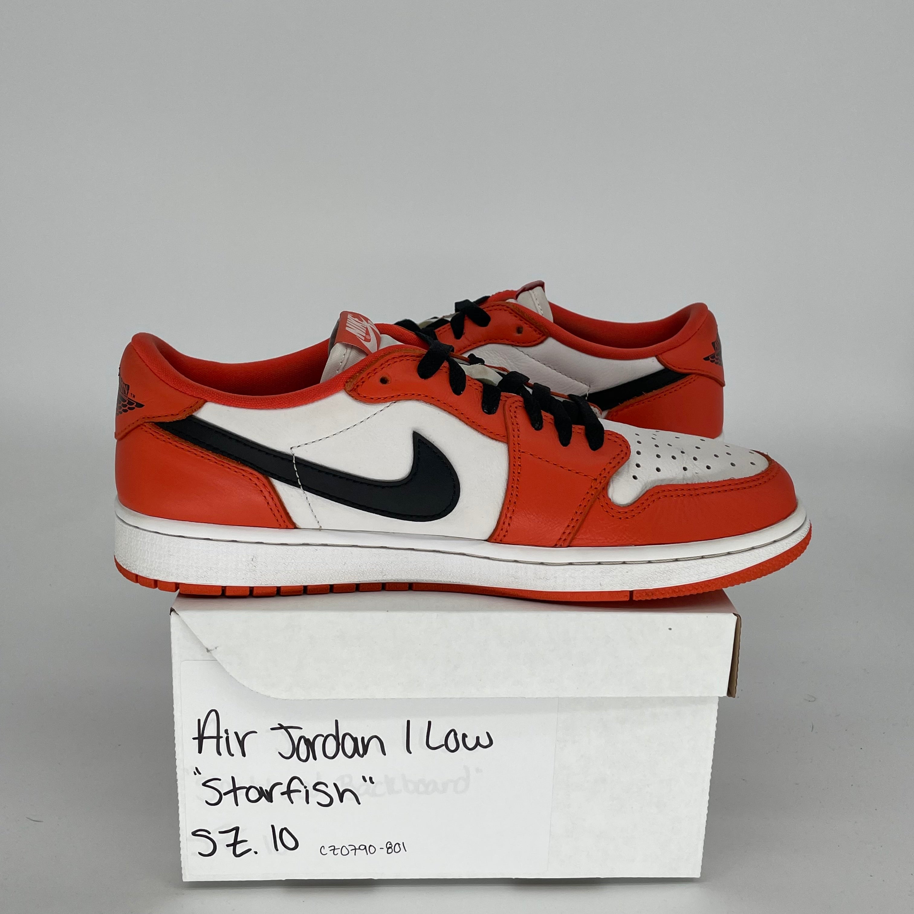 AIR JORDAN 1 LOW STARFISH SIZE 10 CZ0790-801