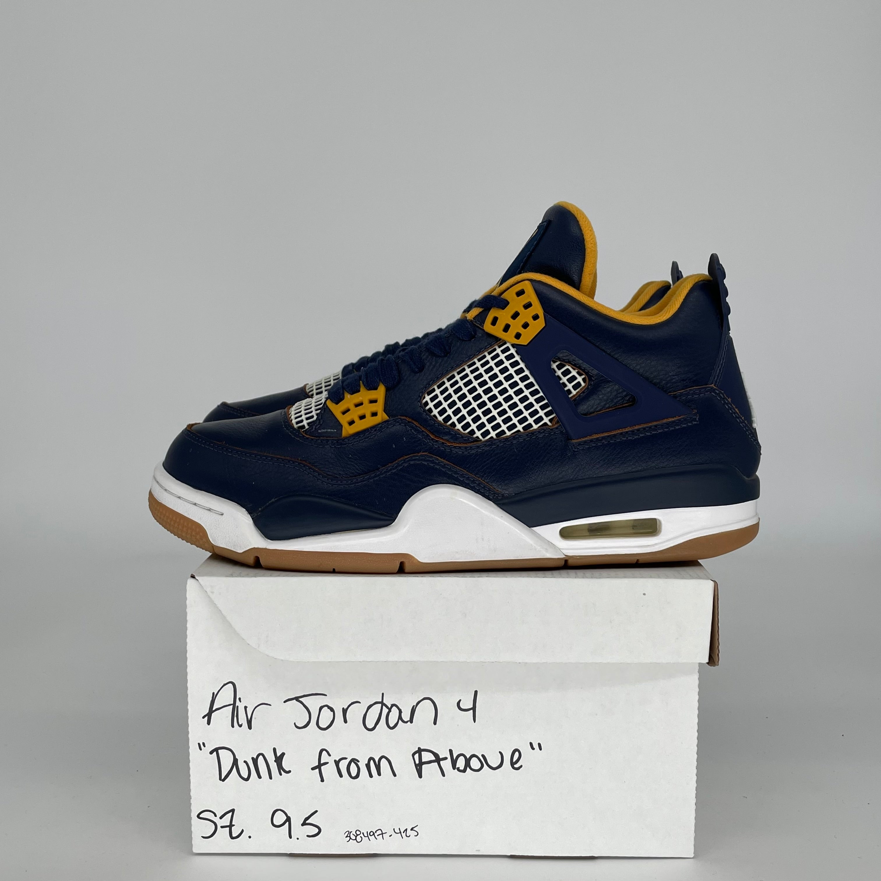 AIR JORDAN 4 DUNK FROM ABOVE SIZE 9.5 308497-425