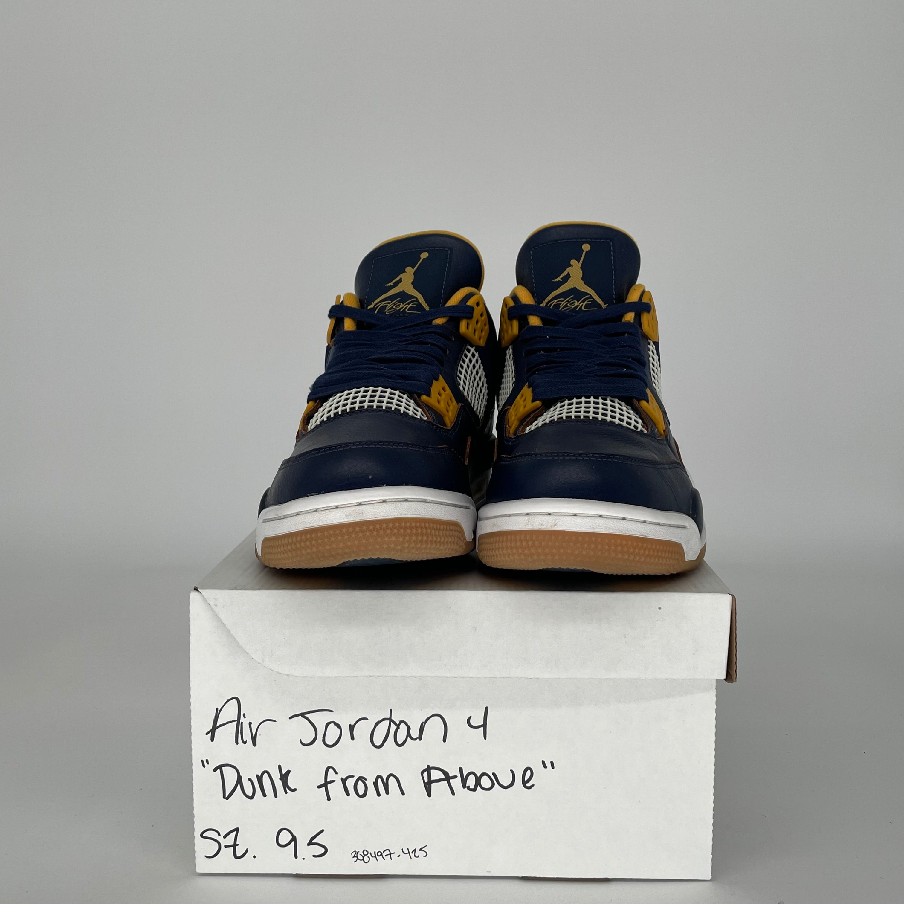 AIR JORDAN 4 DUNK FROM ABOVE SIZE 9.5 308497-425