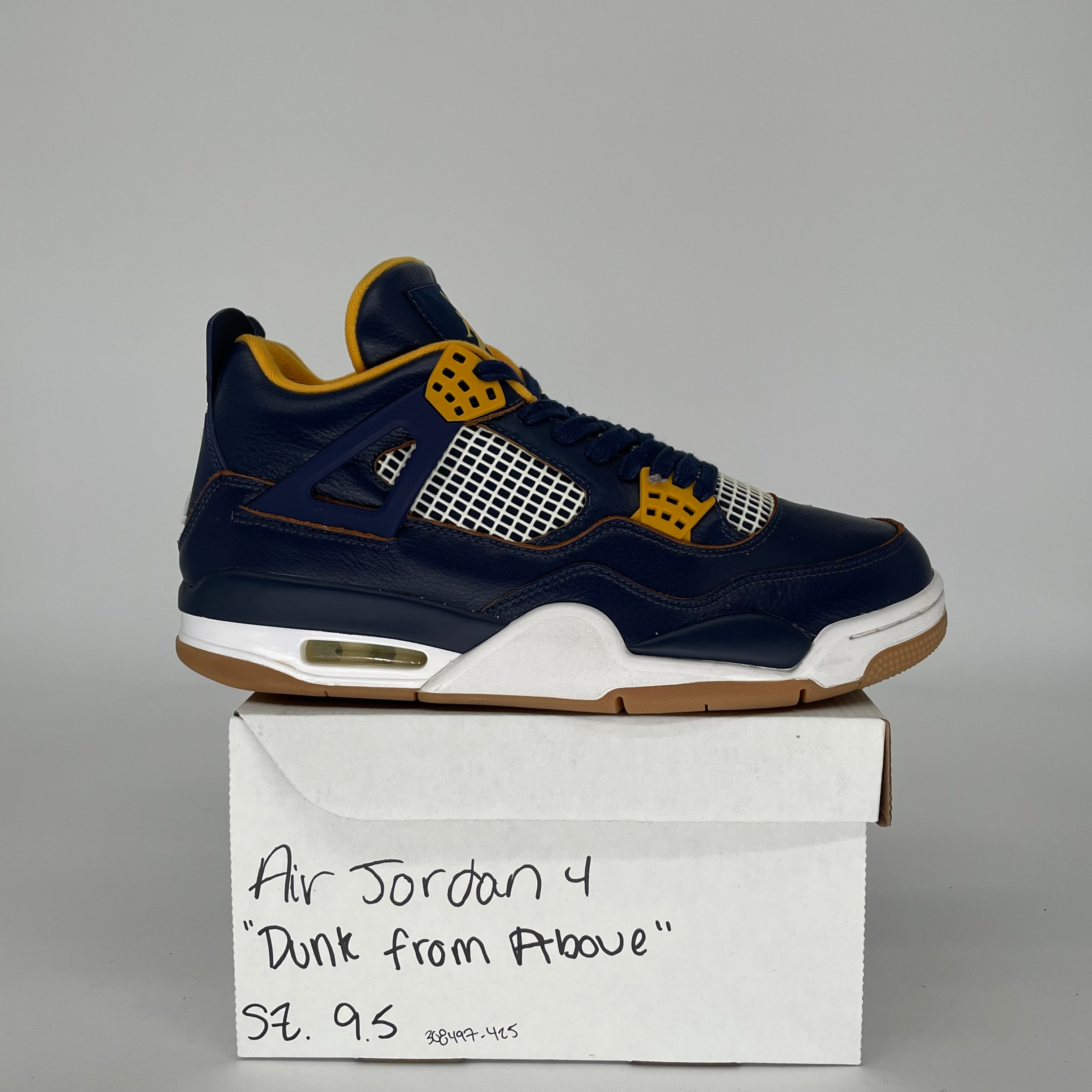 AIR JORDAN 4 DUNK FROM ABOVE SIZE 9.5 308497-425