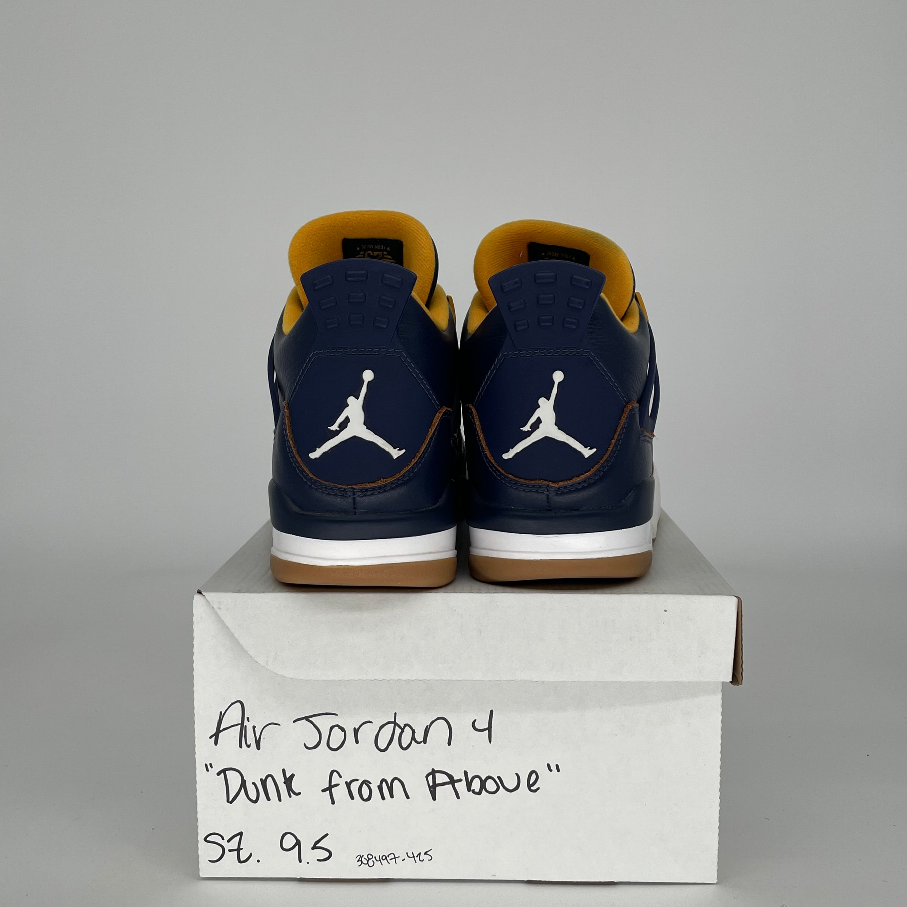 AIR JORDAN 4 DUNK FROM ABOVE SIZE 9.5 308497-425