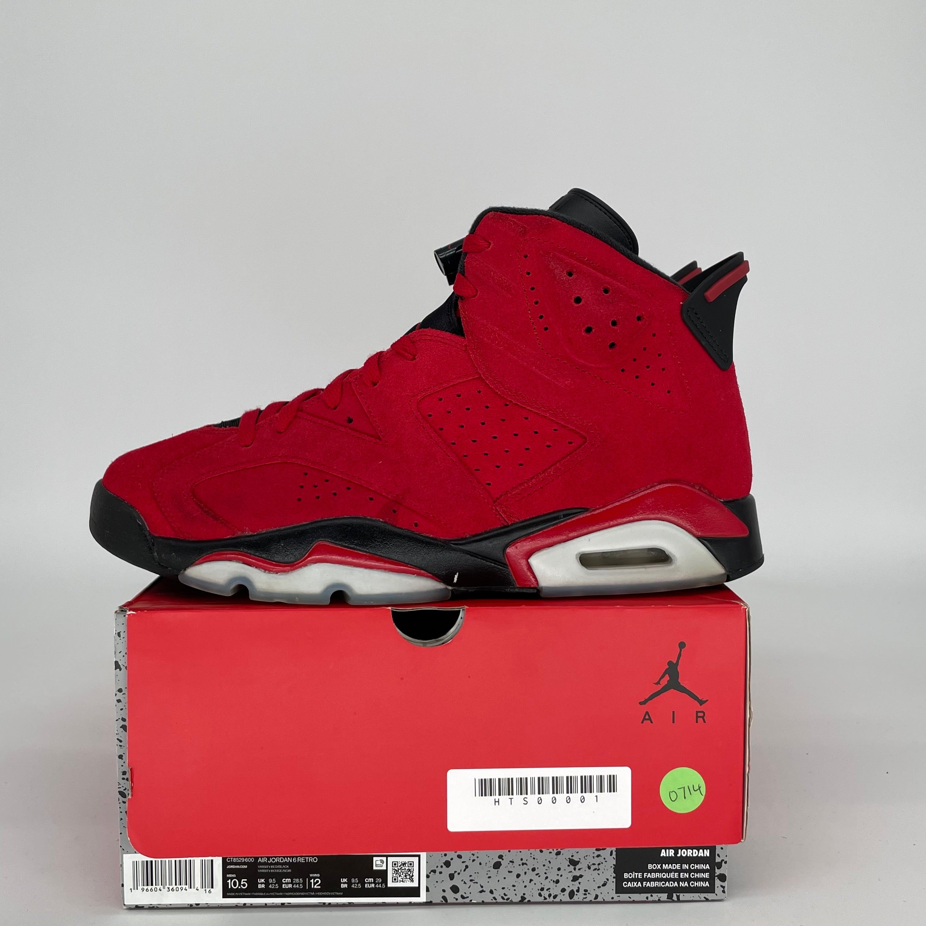 AIR JORDAN 6 TORO BRAVO SIZE 10.5 CT8529-600